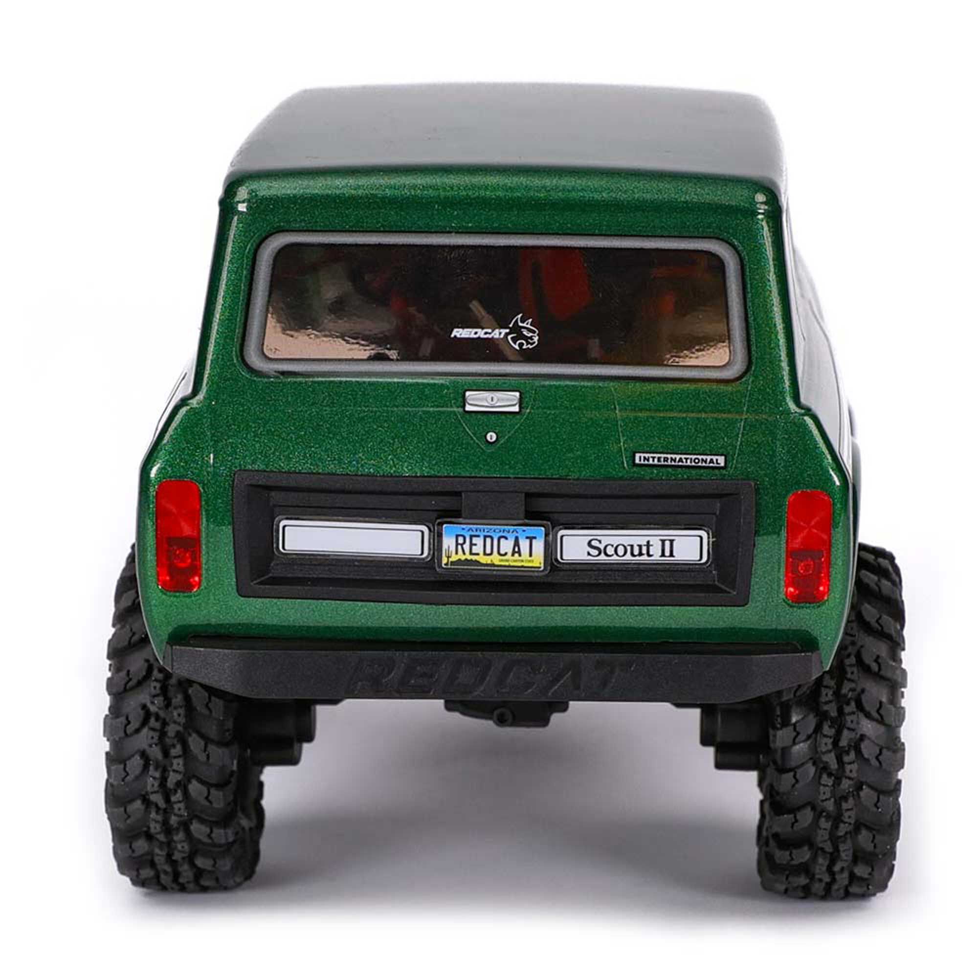 Redcat Racing 1/18 Ascent-18 International Scout II 4x4 Rock Crawler RTR, Green