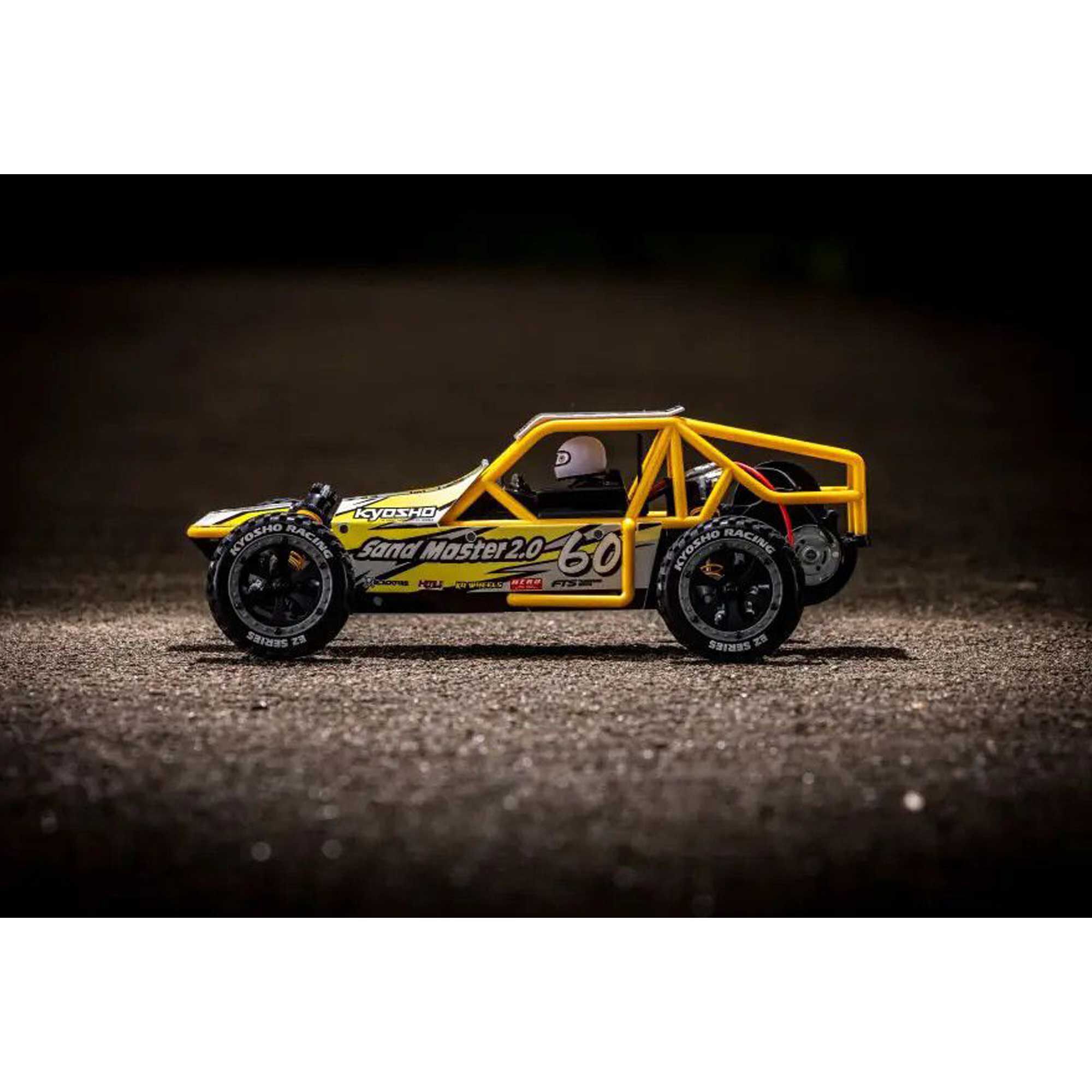 Kyosho 1/10 Sandmaster 2.0 4x4 Buggy RTR, Yellow
