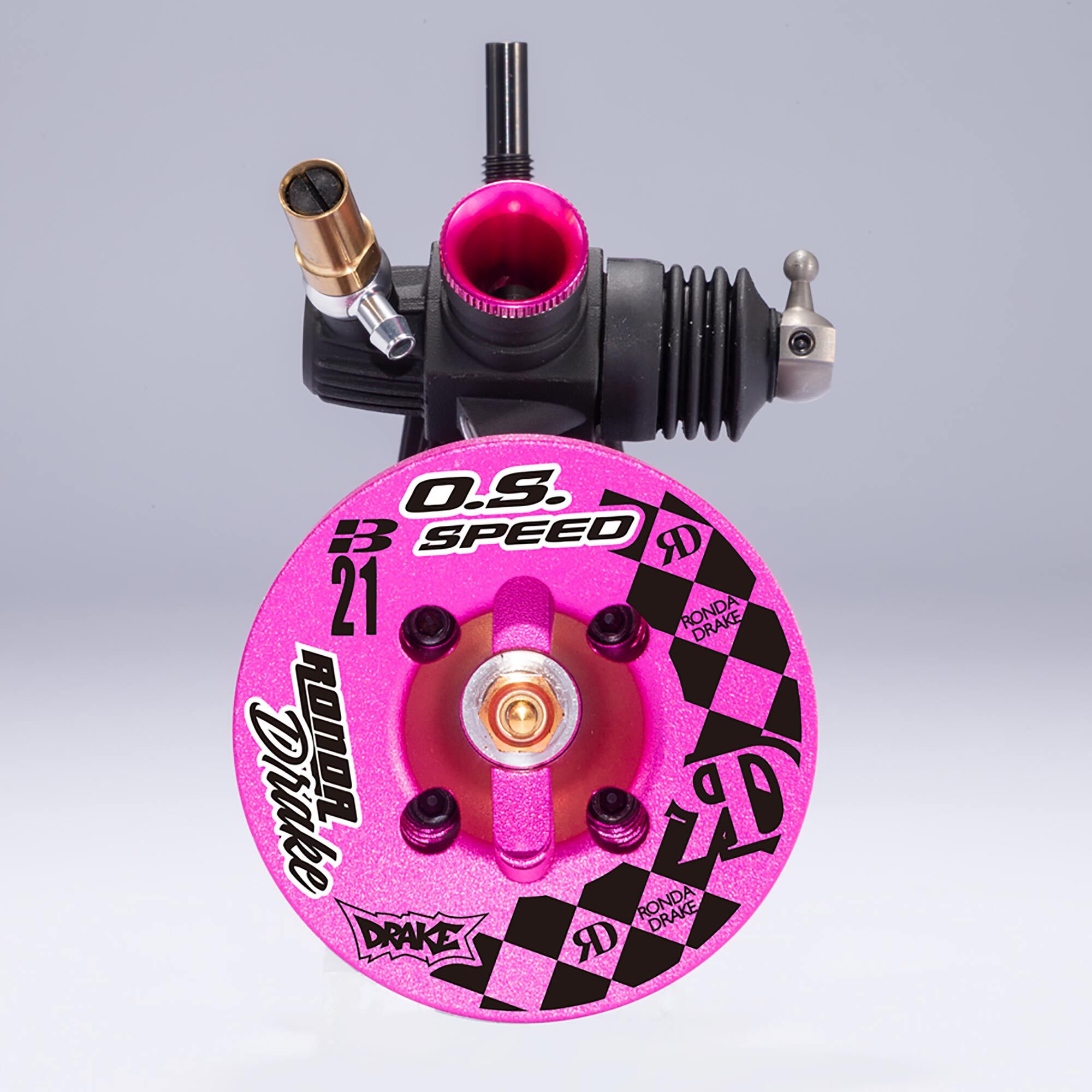 OS Engines O.S. Speed B21 Ronda Drake Pink Edition Pipe Combo