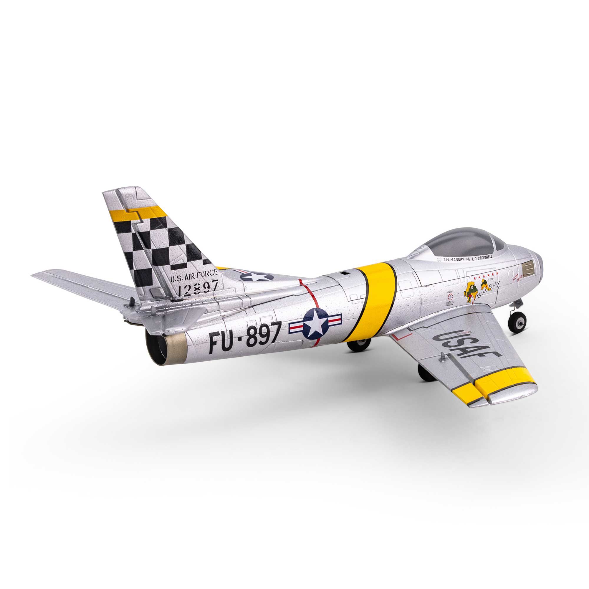 E-flite UMX F-86 Sabre 30mm EDF Jet BNF Basic with AS3X and SAFE Select