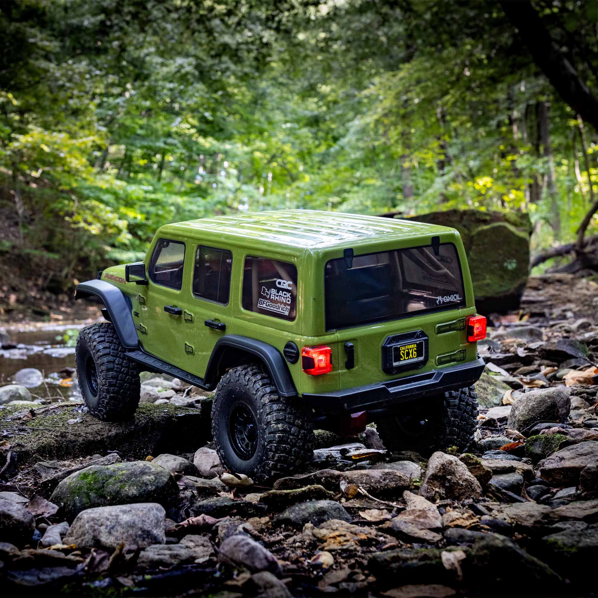 Axial 1/6 SCX6 Jeep JLU Wrangler 4X4 RTR Brushed Rock Crawler, Green