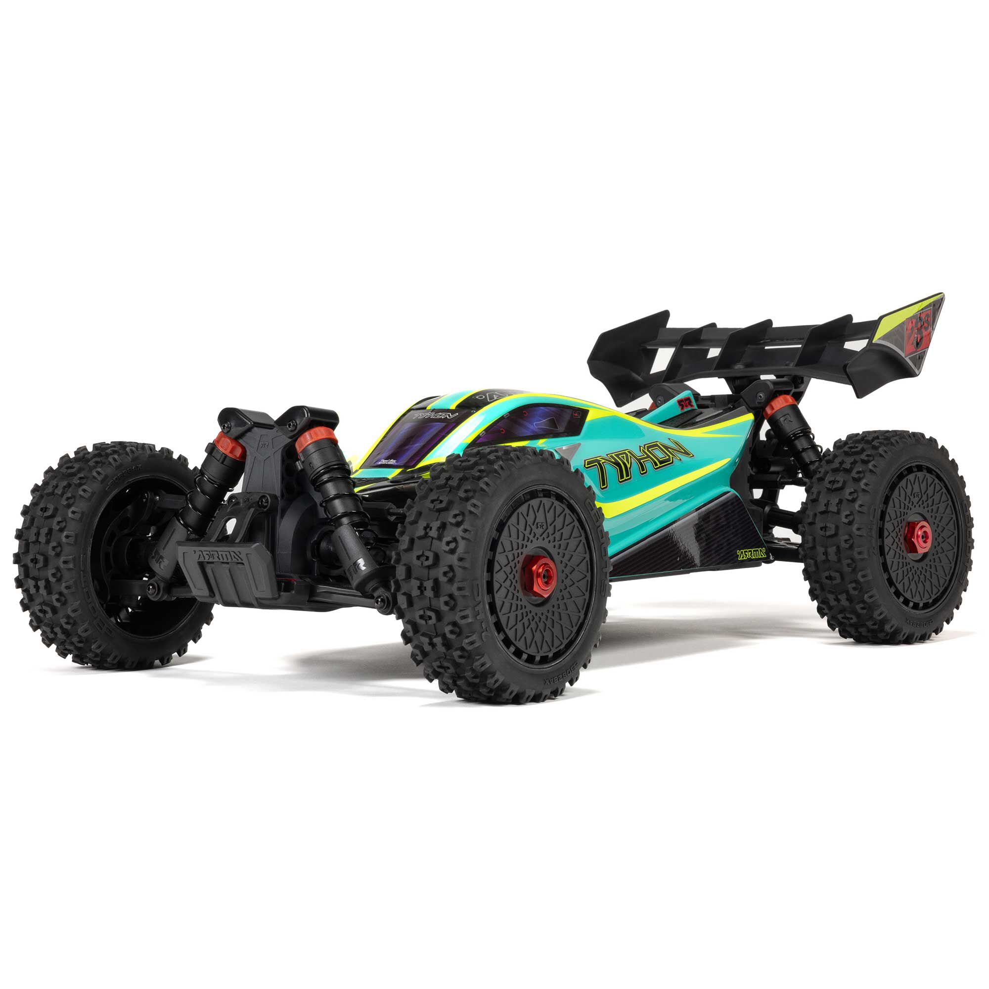 ARRMA 1/8 TYPHON 223S DSC 4X4 RTR Brushless Buggy, Green