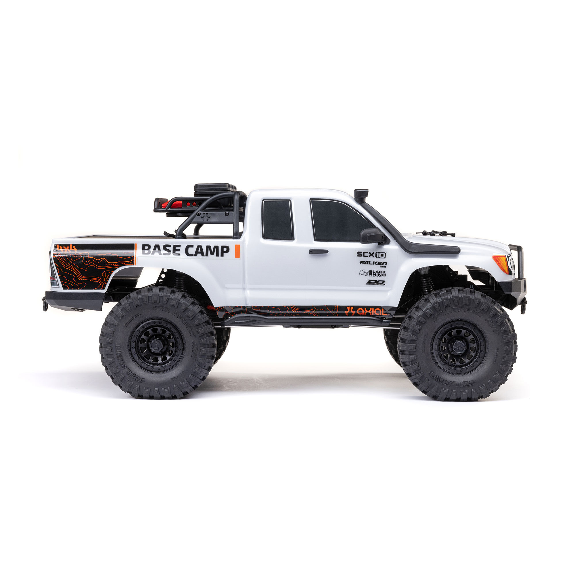 Axial 1/10 SCX10 III Base Camp 4X4 RTR Brushed Rock Crawler, White
