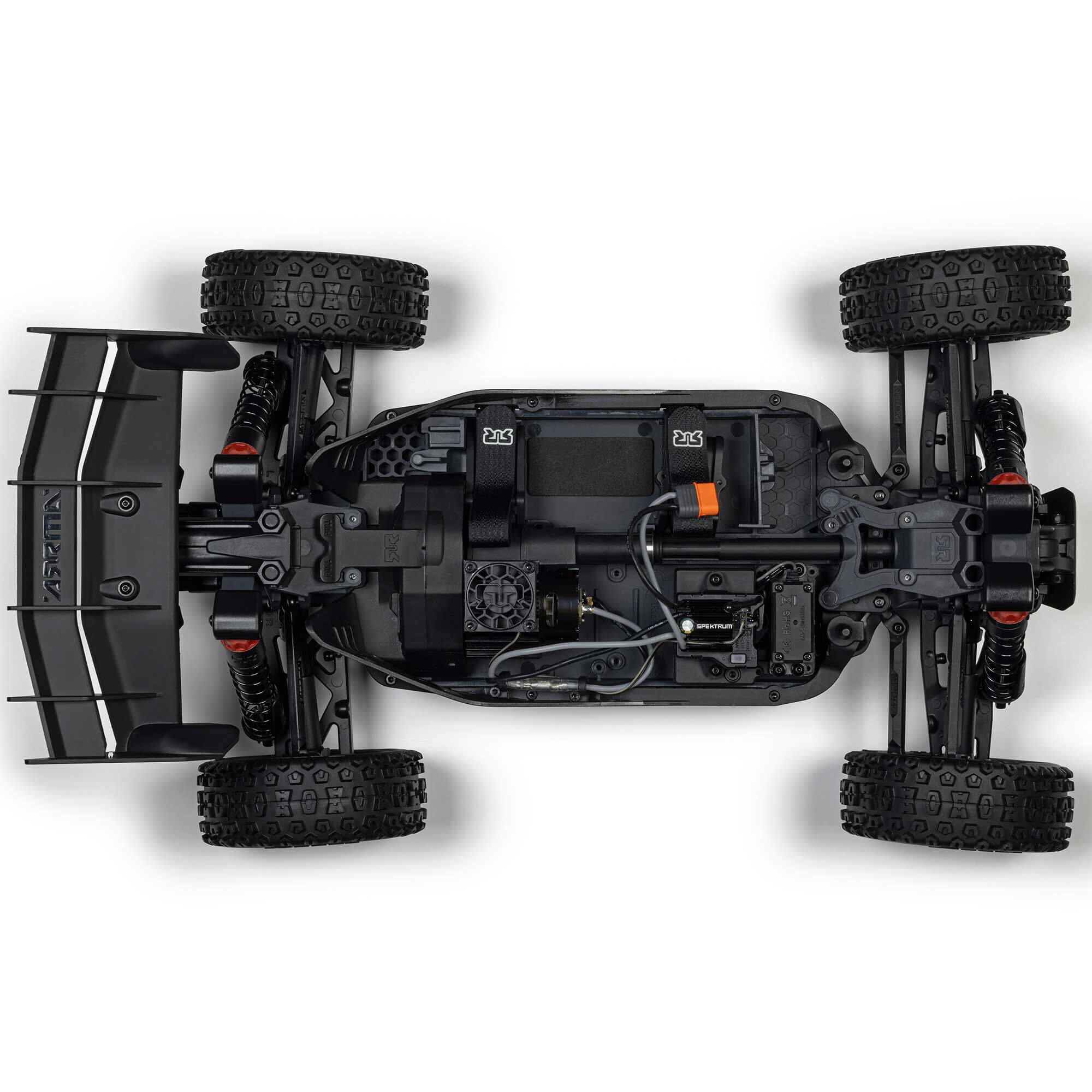 ARRMA 1/8 TYPHON MEGA 665 4X4 RTR Brushed Buggy, Blue