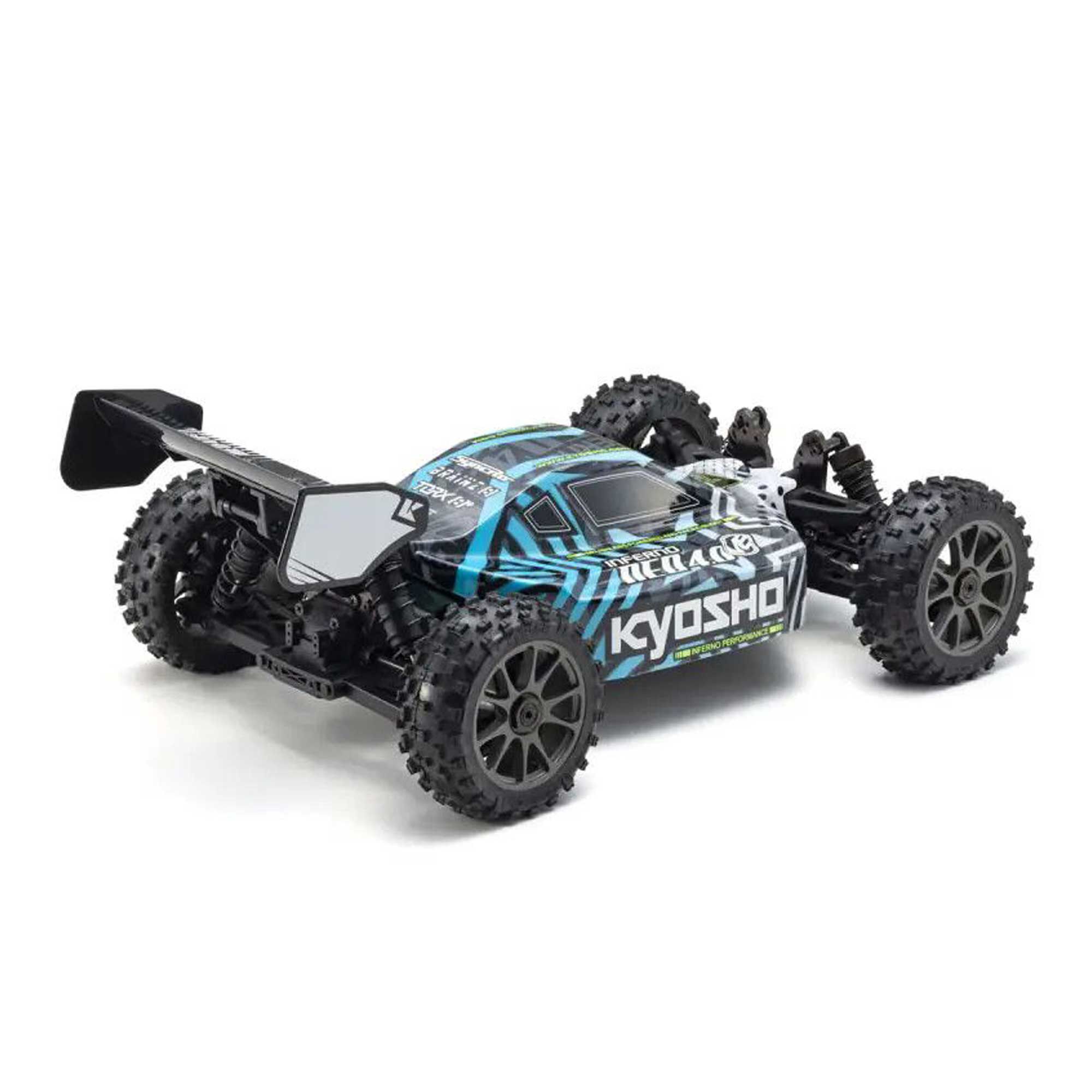 Kyosho 1/8 Inferno Neo 4.0 4x4 Brushless Off-Road Buggy RTR, Turquoise