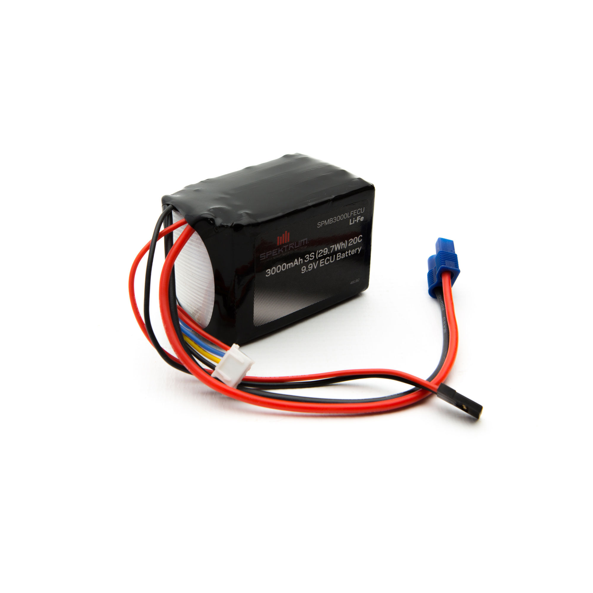 Spektrum 9.9V 3000mAh 3S LiFe ECU Battery: Universal Receiver, EC3
