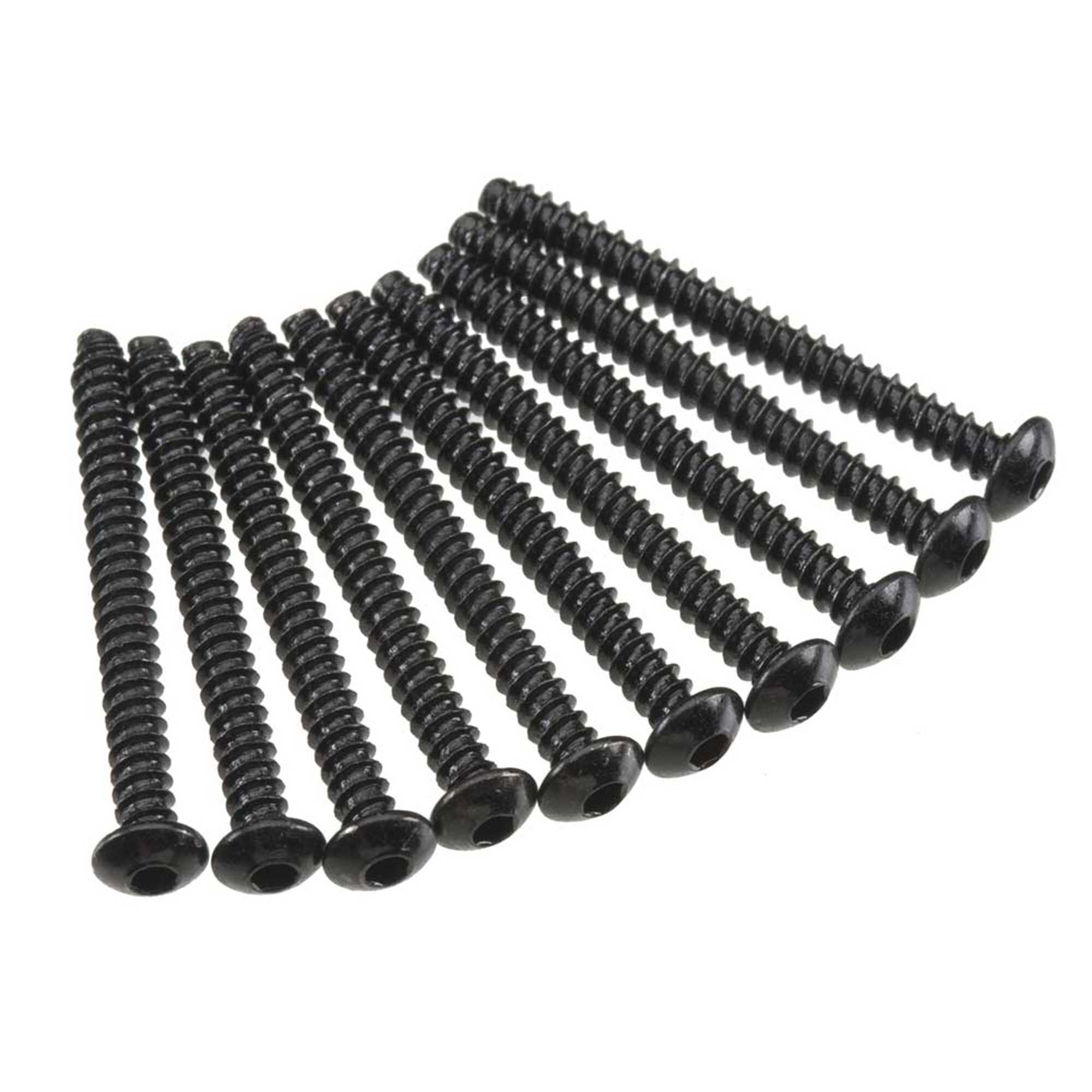 Axial Hex Tap Button Head M3x30mm Black (10)