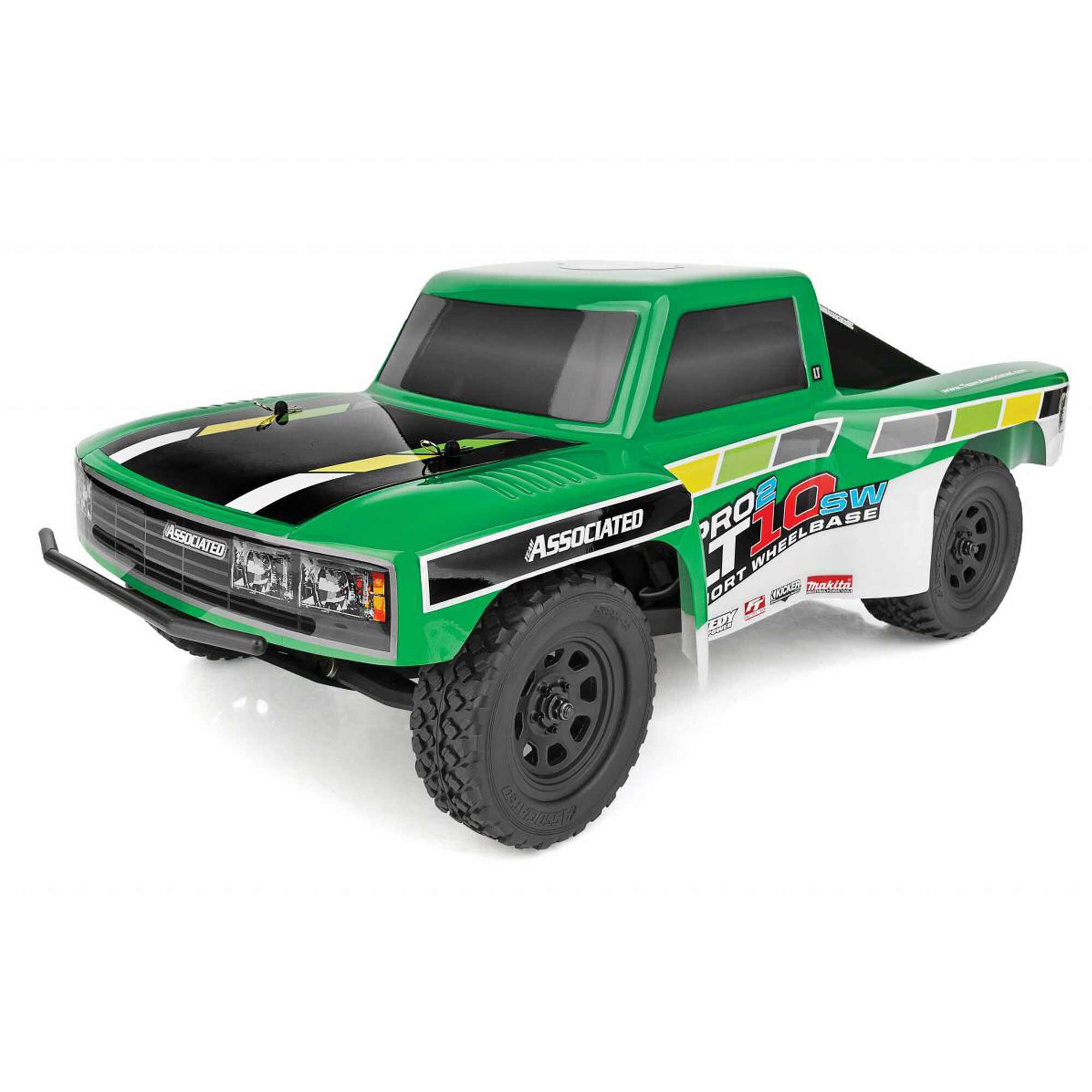 Team Associated 1/10 Pro2 LT10SW Short Course Truck RTR, Green
