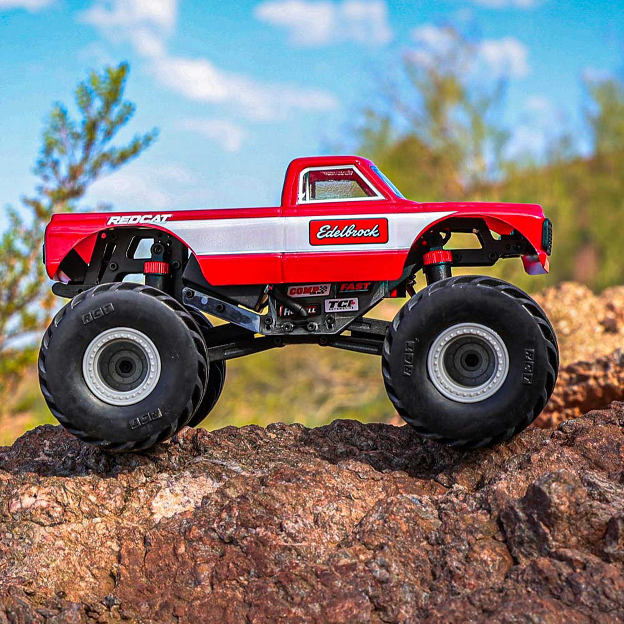 Redcat Racing 1/18 MT-18 4x4 Monster Truck RTR, Red