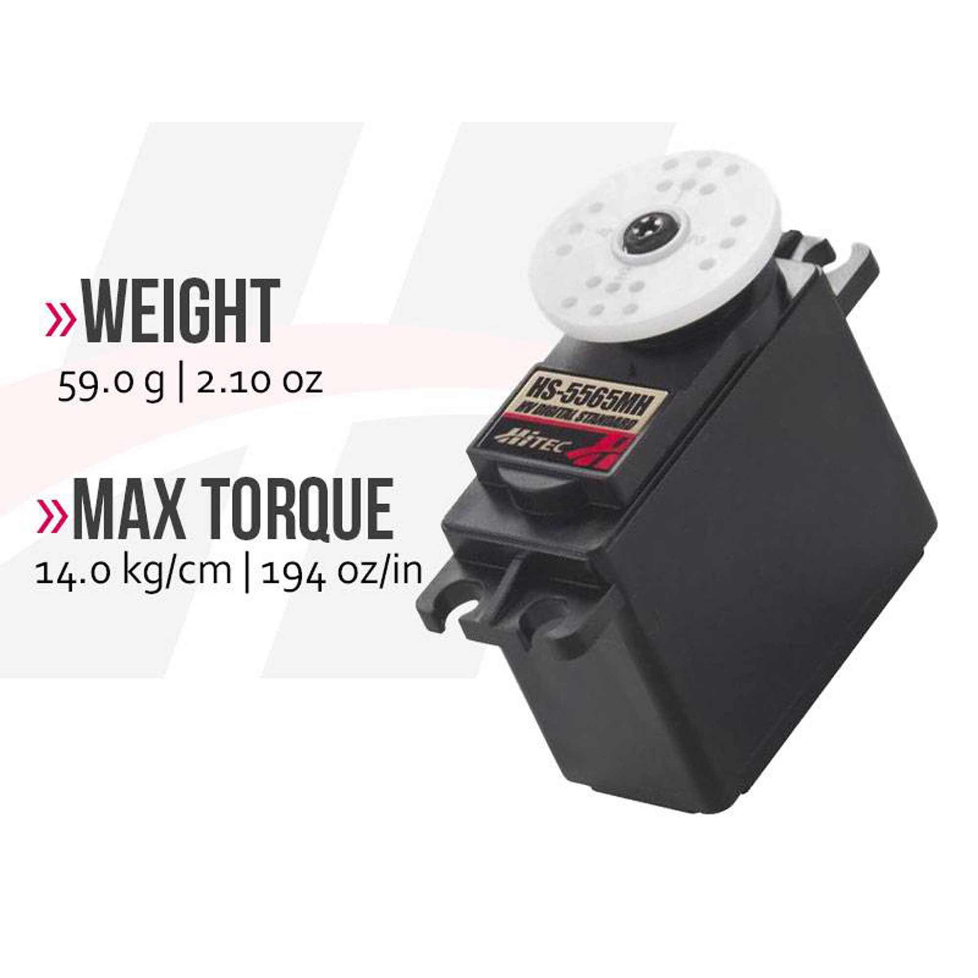 Hitec RCD Inc. HS-5565MH Standard Digital HV High Speed Metal Gear Servo