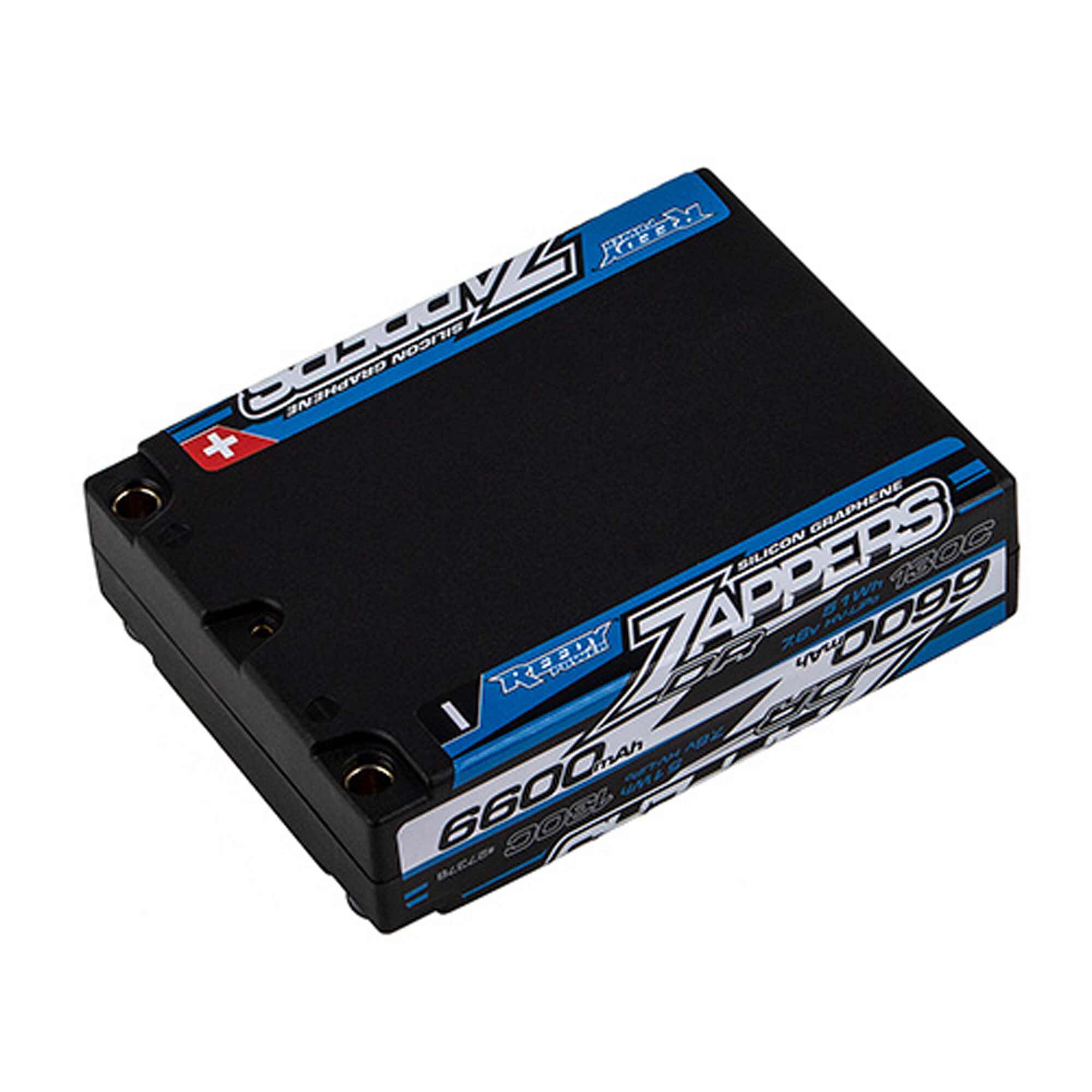 Team Associated 7.6V 6600mAh 2S 130C Zappers DR SQ LiHV Battery