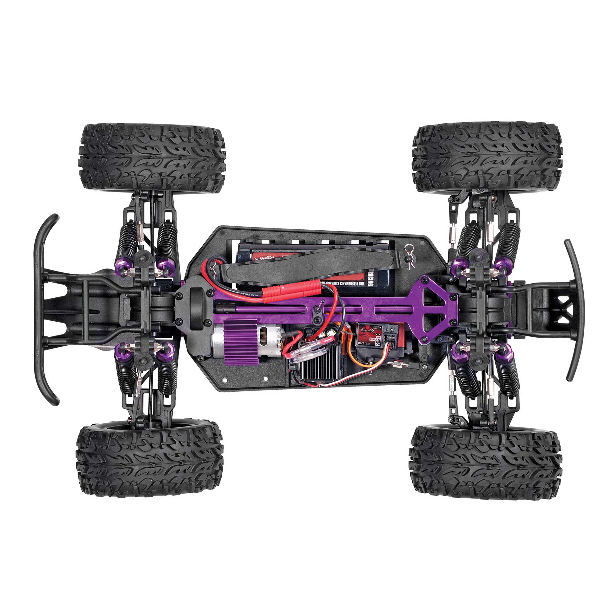 Redcat Racing 1/10 Volcano EPX 4WD Monster Truck Brushed RTR, Red