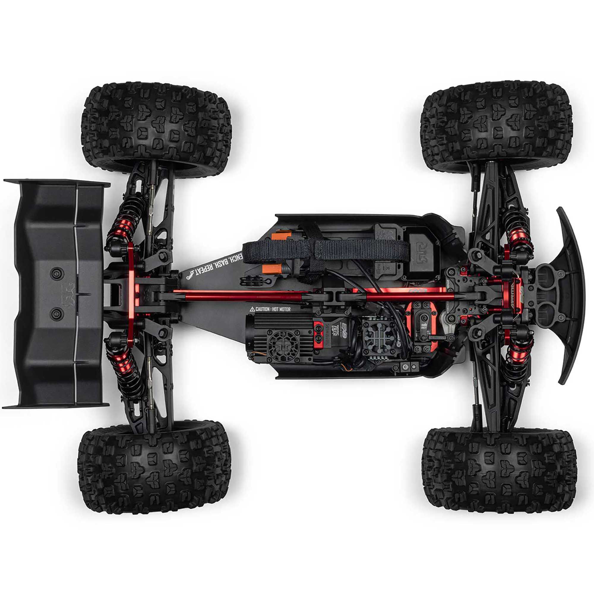 ARRMA 1/8 KRATON 6S EXB 4X4 RTR Brushless Speed Truck, BLACK