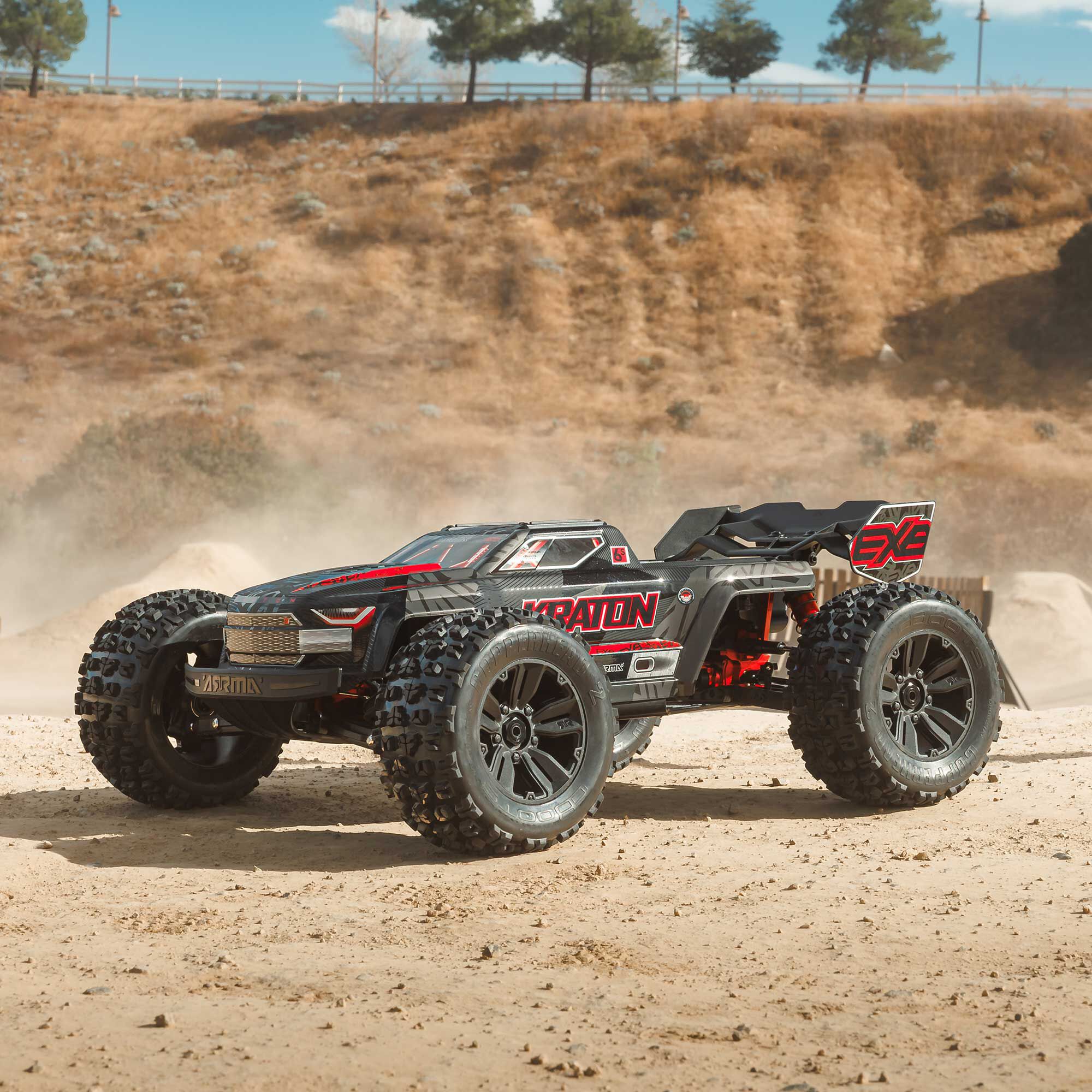 ARRMA 1/8 KRATON 6S EXB 4X4 RTR Brushless Speed Truck, BLACK