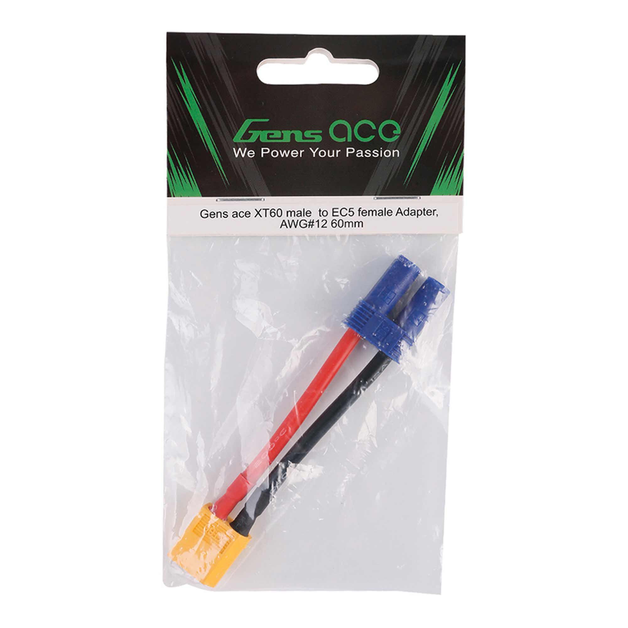 Gens ace XT60 Male to EC5 Female Adapter Cable
