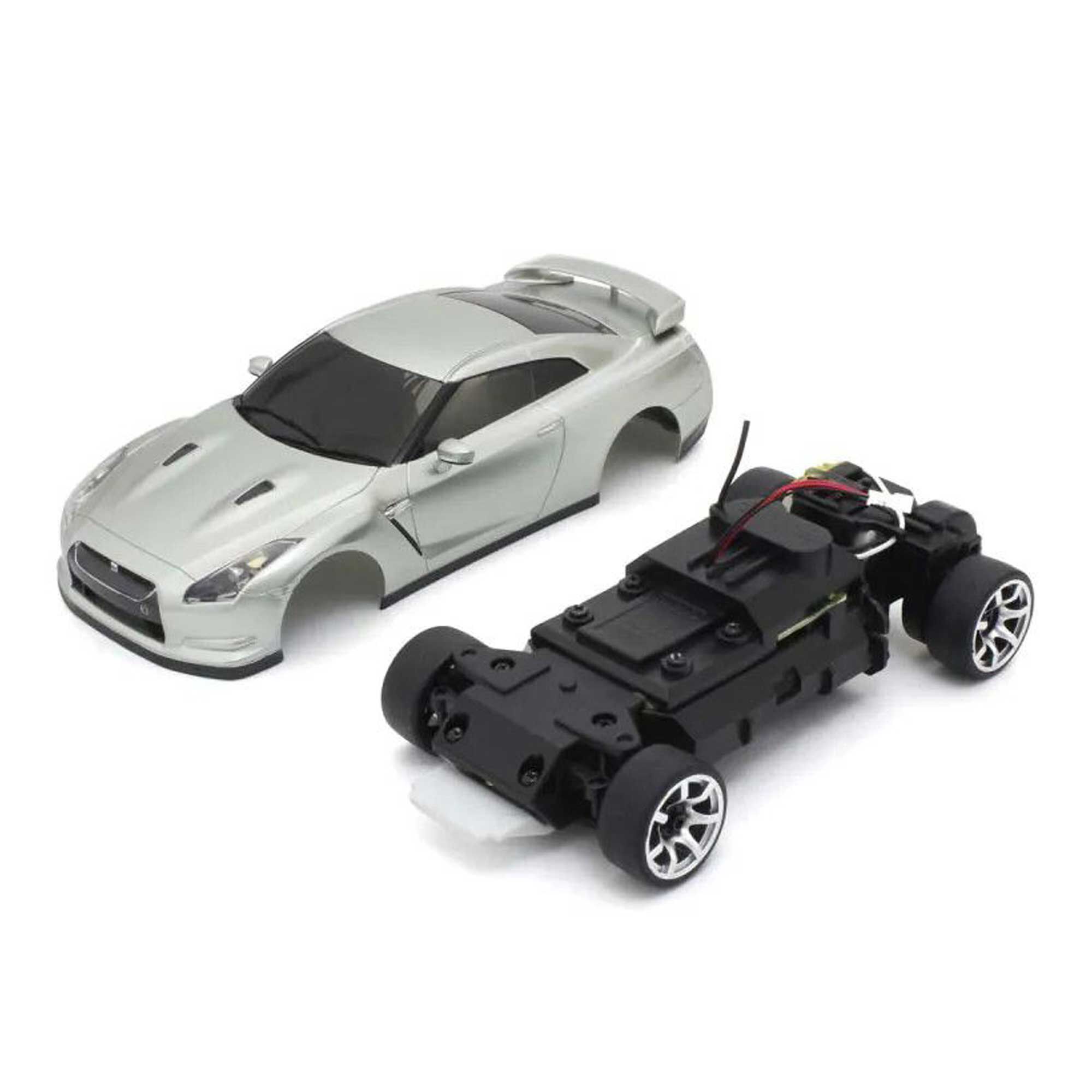Kyosho 1/28 Nissan GTR (R35) 2WD On-Road First Mini-Z RTR, Silver