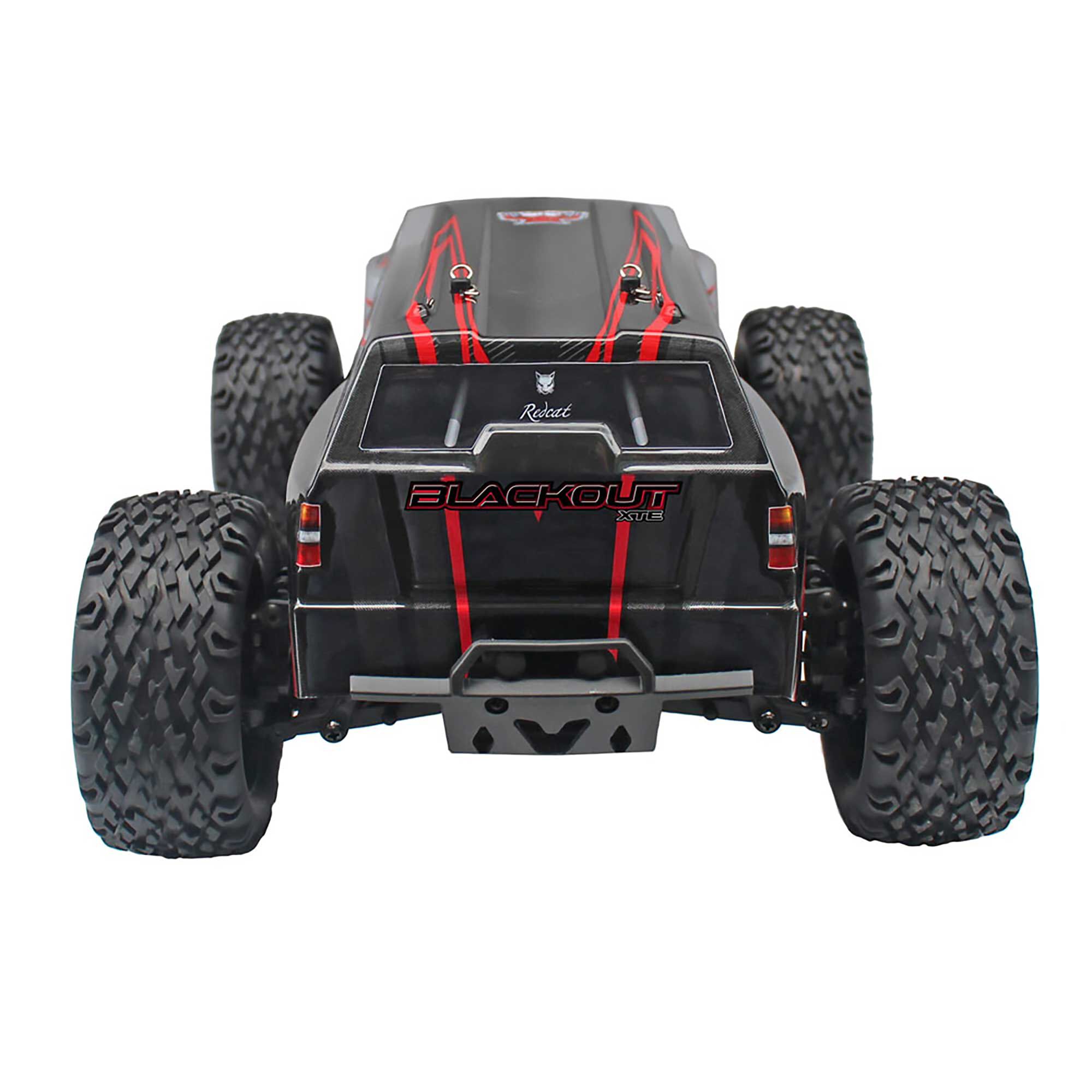 Redcat Racing 1/10 Blackout XTE 4WD Monster SUV Brushed RTR, Silver