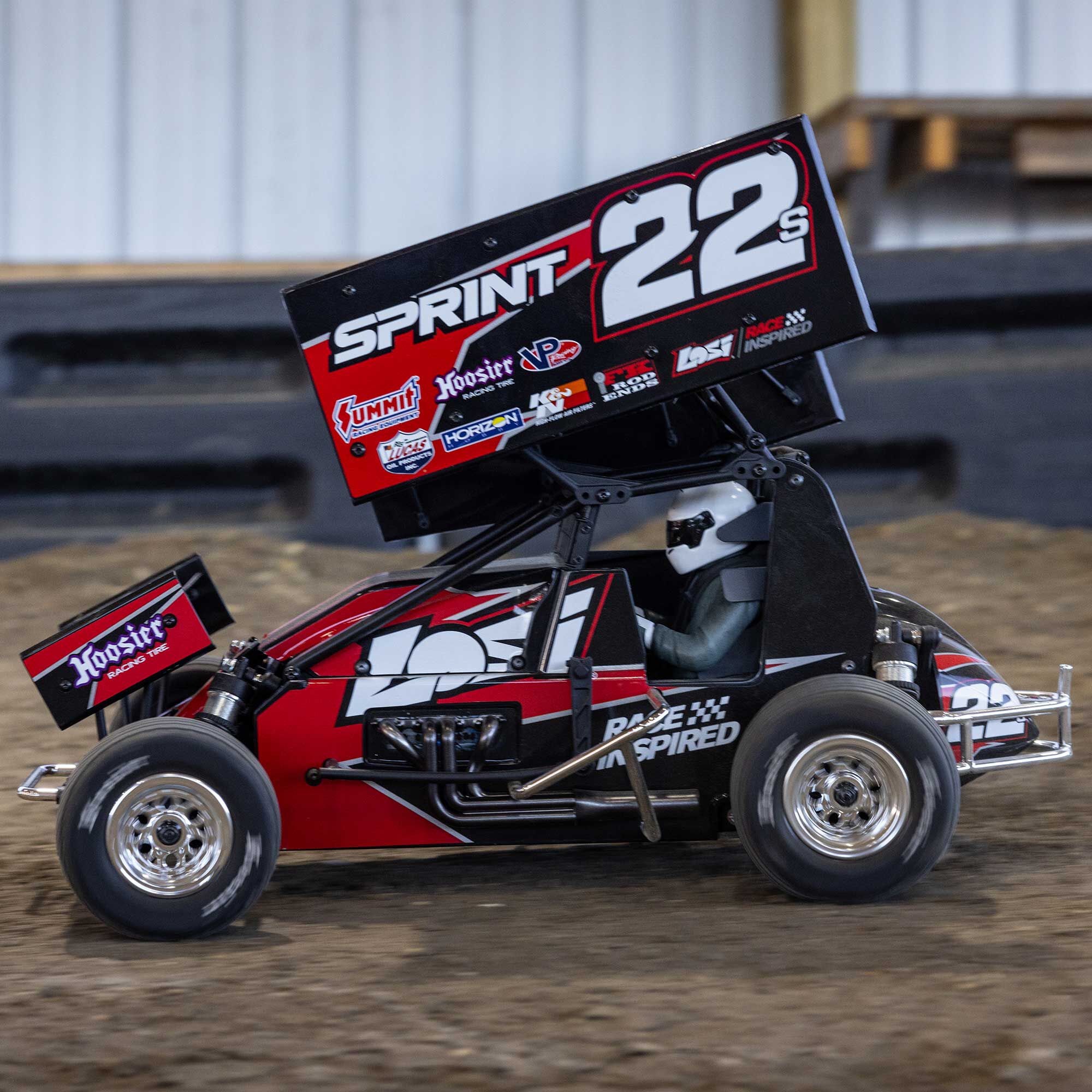 Losi 1/10 22S Sprint 2WD Brushless RTR (Battery & Charger Included), Red