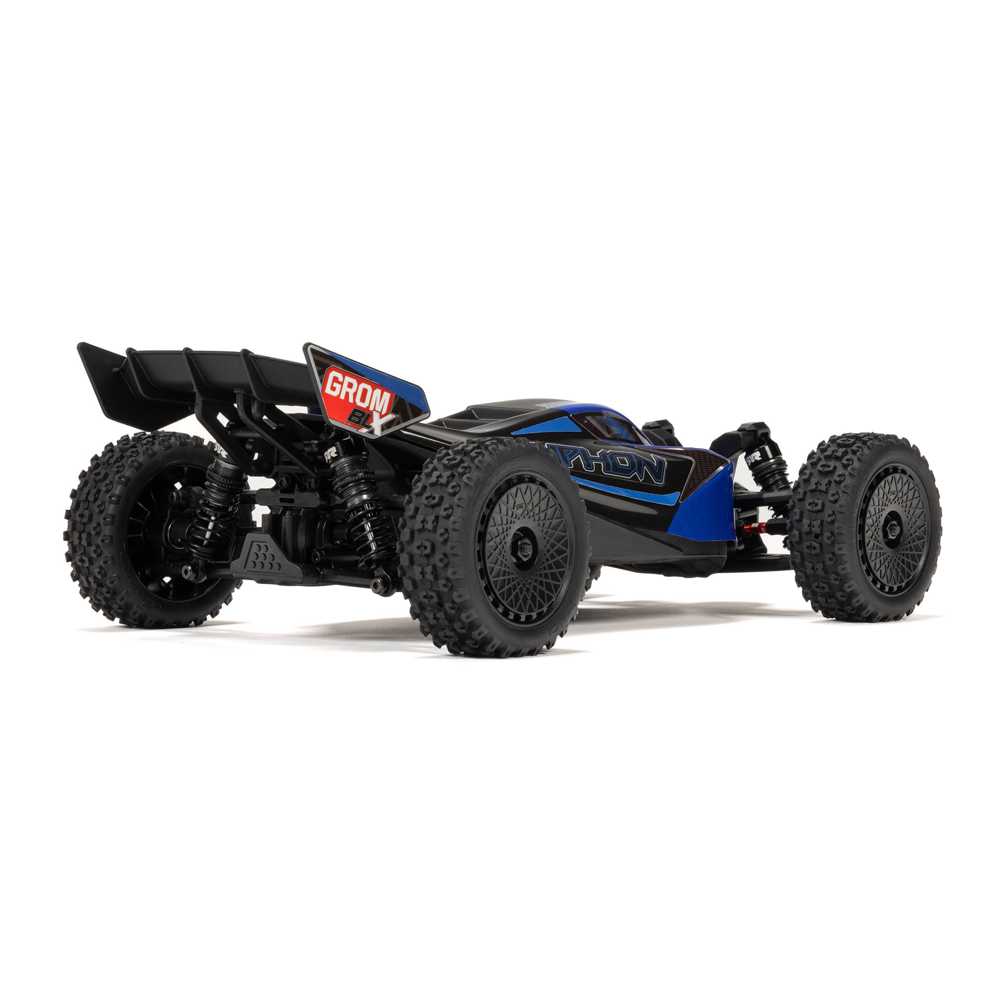 ARRMA 1/14 TYPHON GROM 223S DSC 4X4 RTR Brushless Buggy, Blue (Battery & Charger Included)