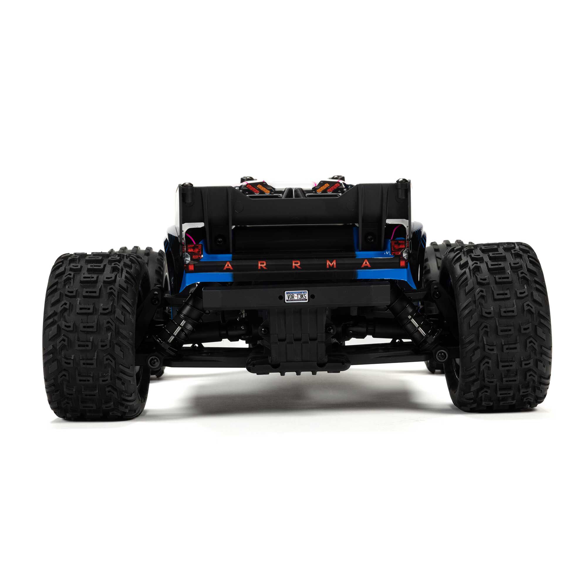 ARRMA 1/10 VORTEKS 2WD RTR Brushed Stadium Truck, Blue