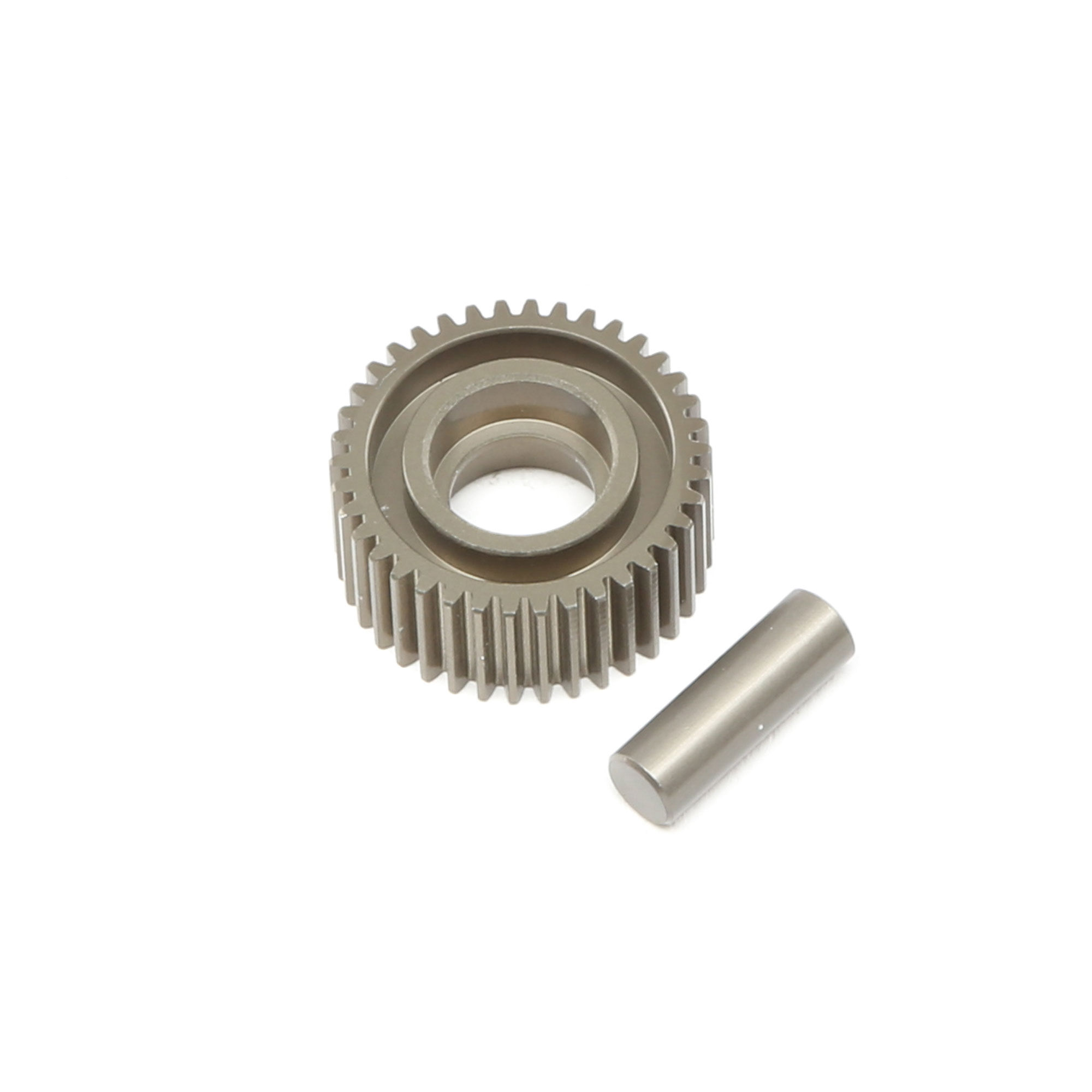 Team Losi Racing Aluminum Idler Gear & Shaft Laydown 22 4.0