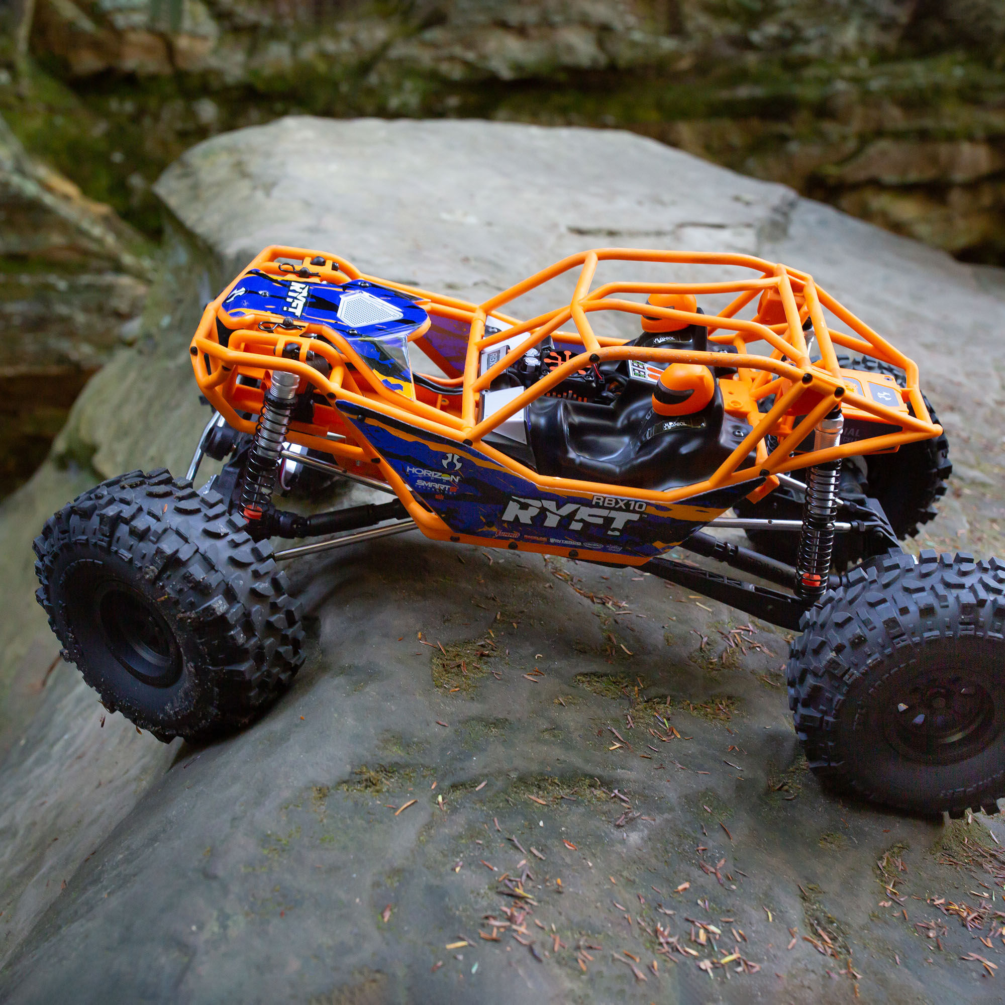 Axial 1/10 RBX10 Ryft 4X4 RTR Brushless Rock Bouncer, Orange