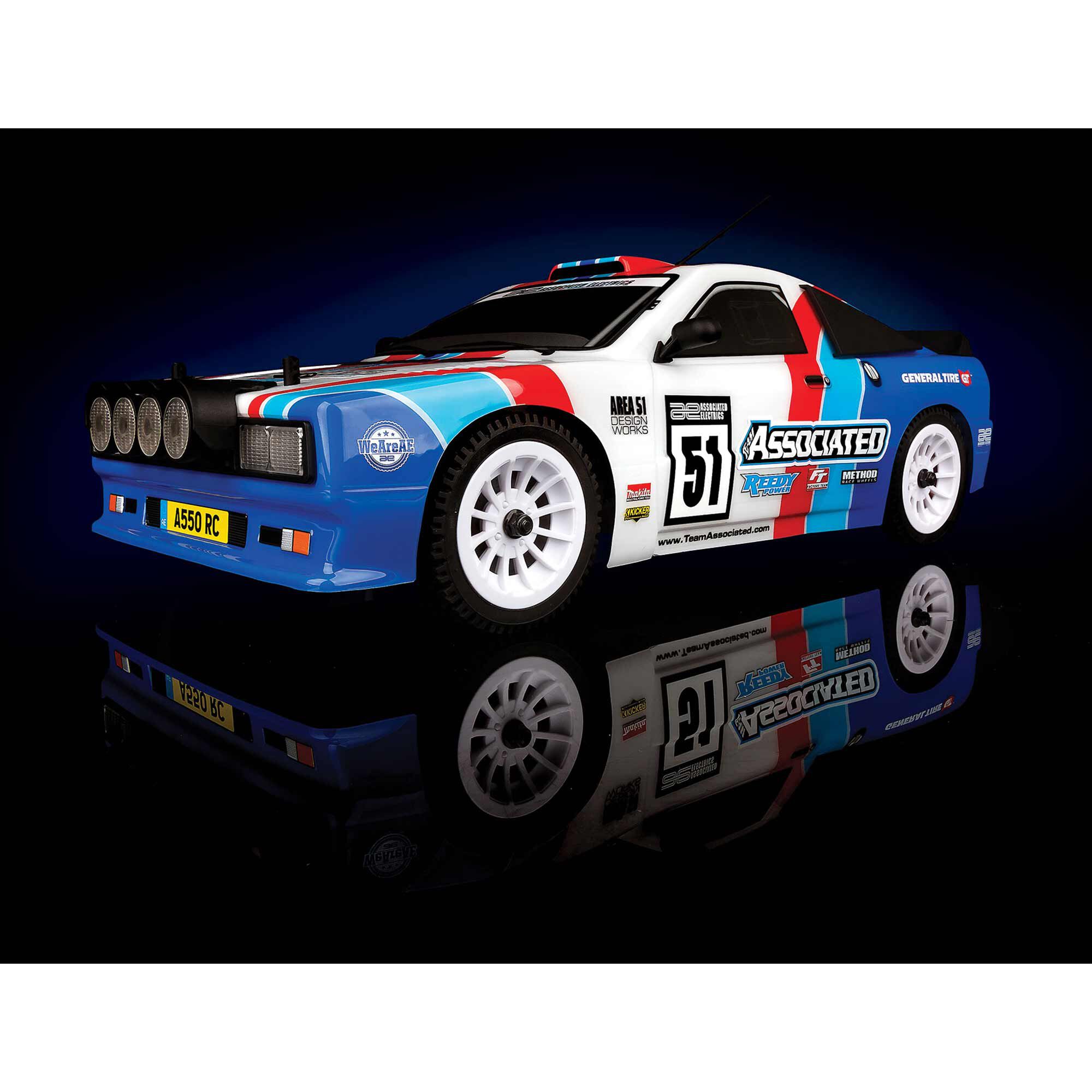 Team Associated 1/10 Apex2 Sport, A550 Rally Car RTR