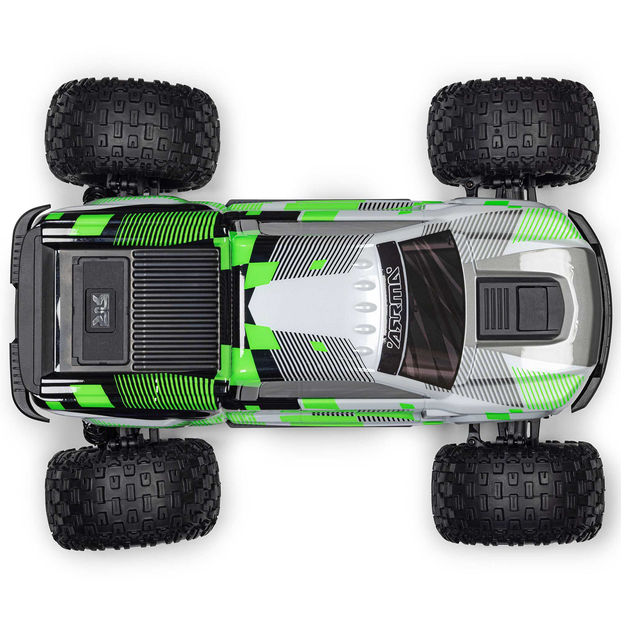 ARRMA 1/10 GRANITE MEGA 665 4X4 RTR Brushed Monster Truck, Green