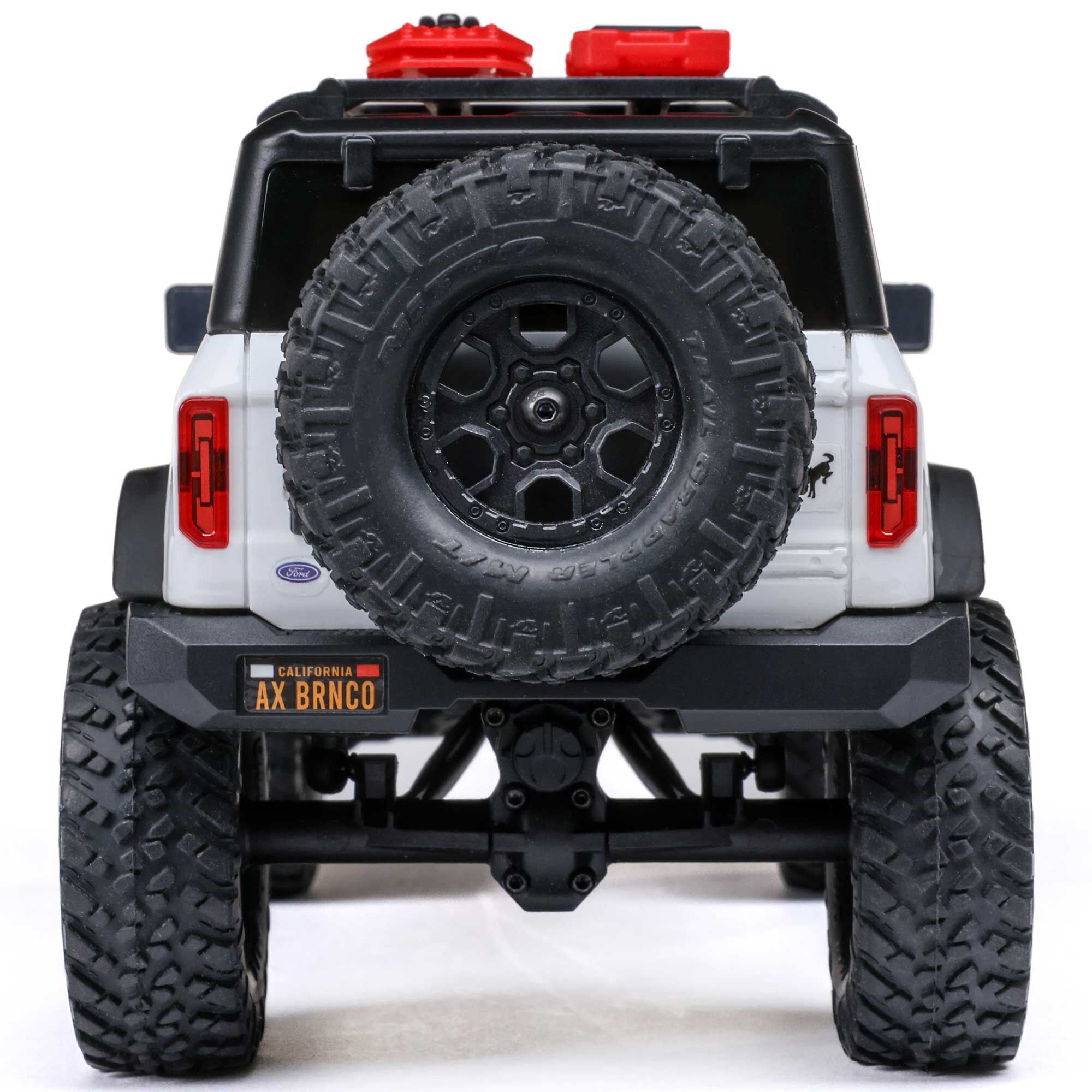 Axial 1/24 SCX24 Ford Bronco 4X4 RTR Brushed Rock Crawler (Battery & Charger Included), White