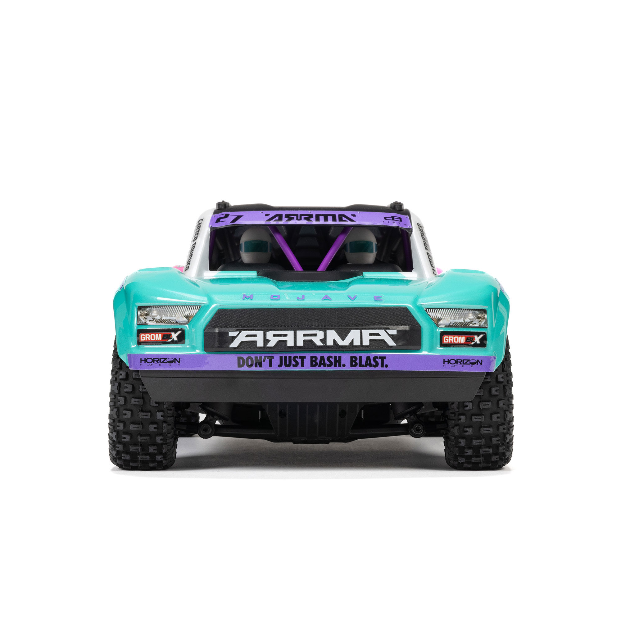 ARRMA 1/16 MOJAVE GROM 223S DSC 4X4 RTR Brushless Desert Truck, Teal (Battery & Charger Included)
