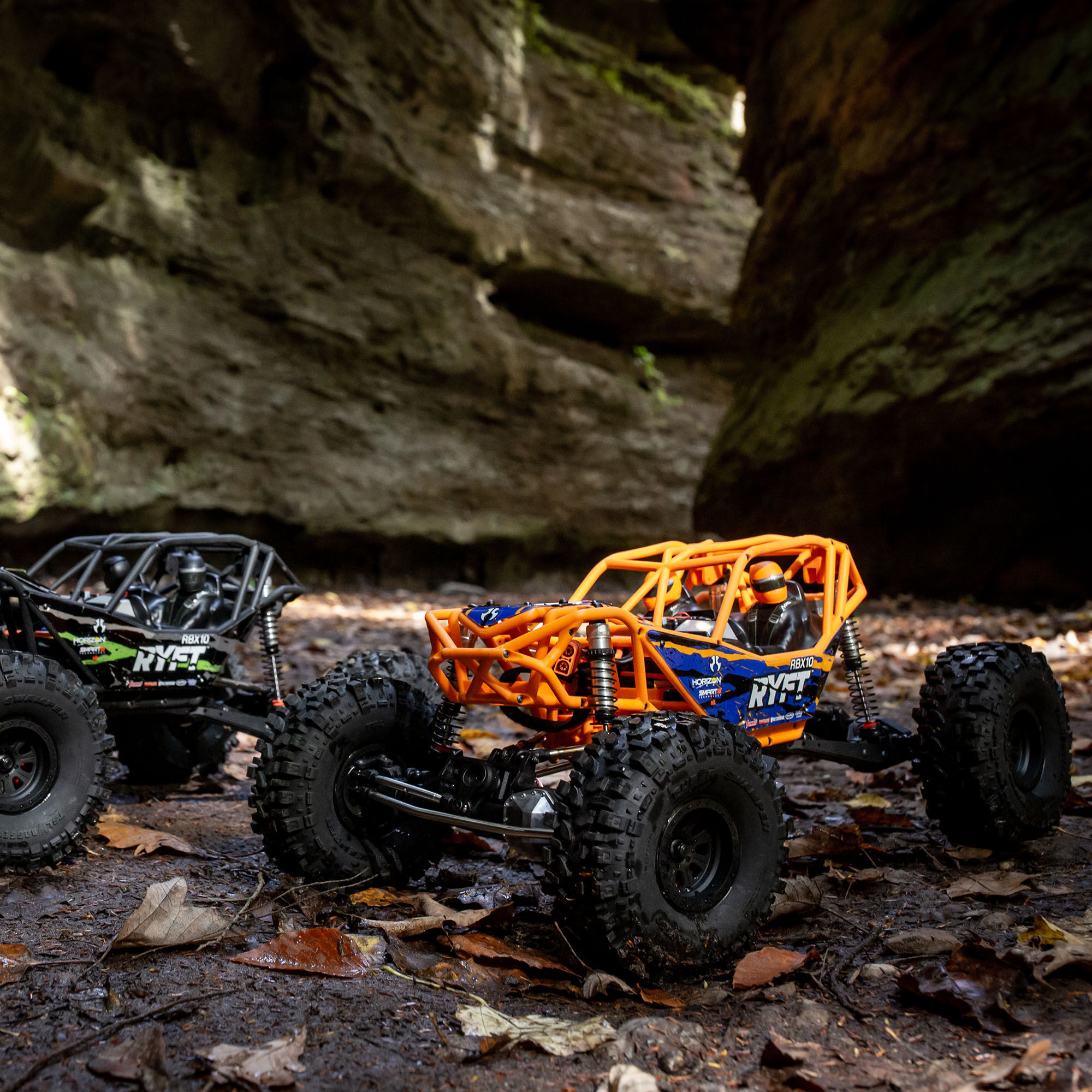 Axial 1/10 RBX10 Ryft 4X4 RTR Brushless Rock Bouncer, Orange