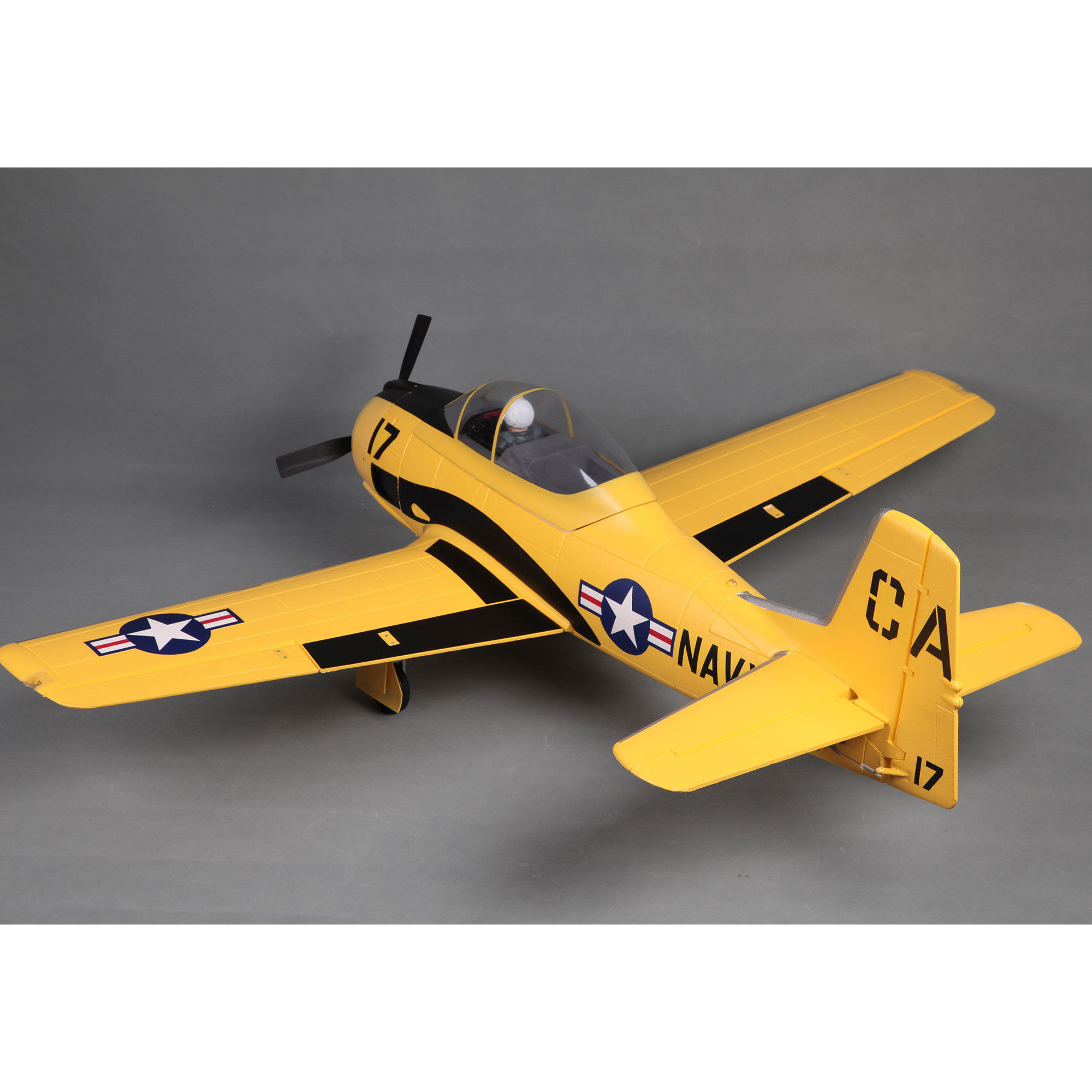 FMS T-28D Trojan V4 Yellow PNP, 1400mm
