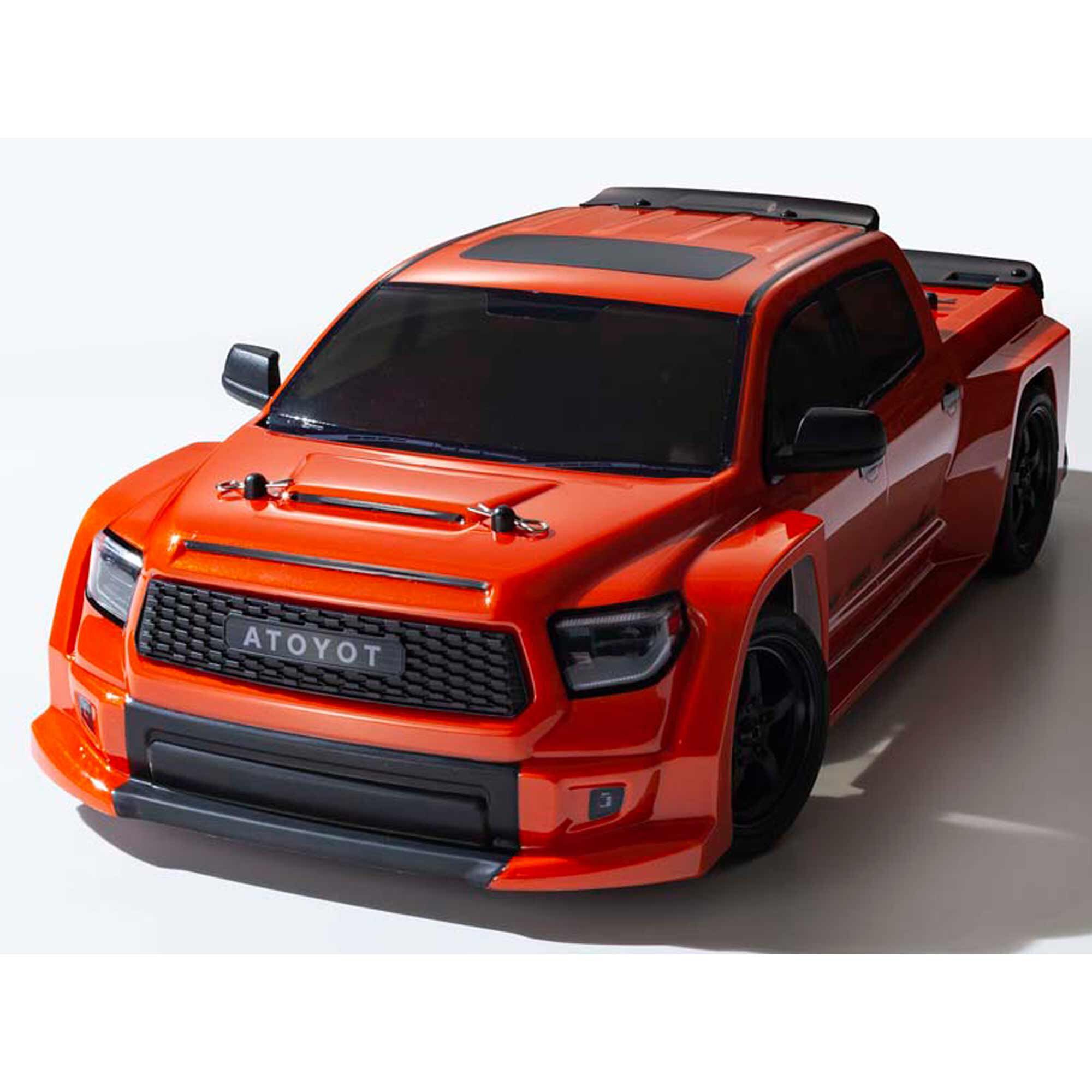 Kyosho 1/10 2021 Toyota Tundra Wide Body Fazer Mk2 FZ02L Brushed 4x4 On-Road Touring RTR, Inferno