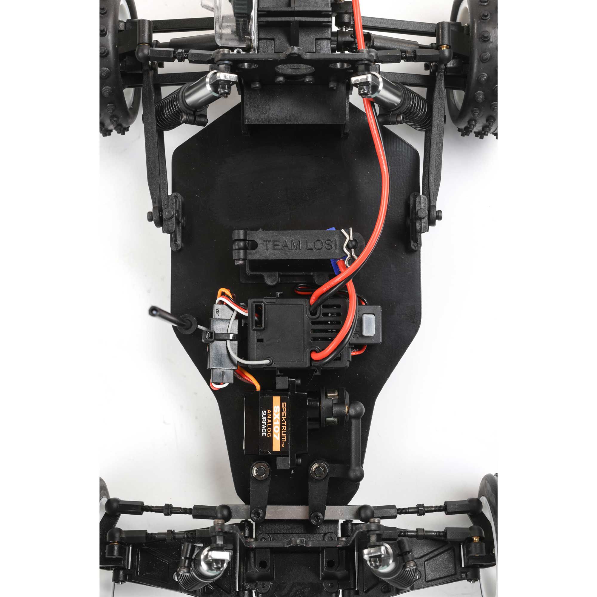 Losi 1/16 Mini JRX2 2S 2WD RTR Brushed Buggy (Battery & Charger Included), Black