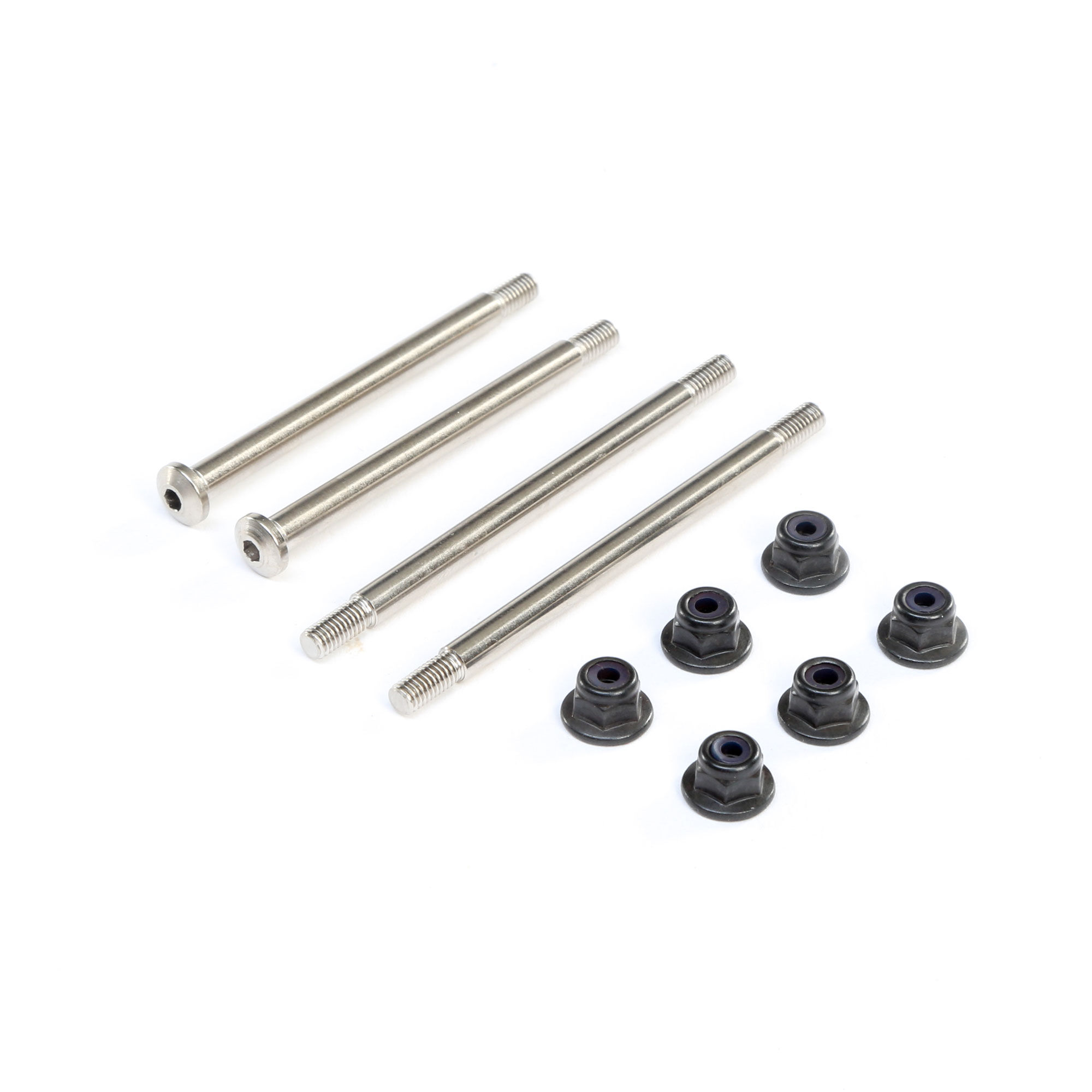 Team Losi Racing Outer Hinge Pins 3.5mm Electro Nickel (2): 8X, 8XE