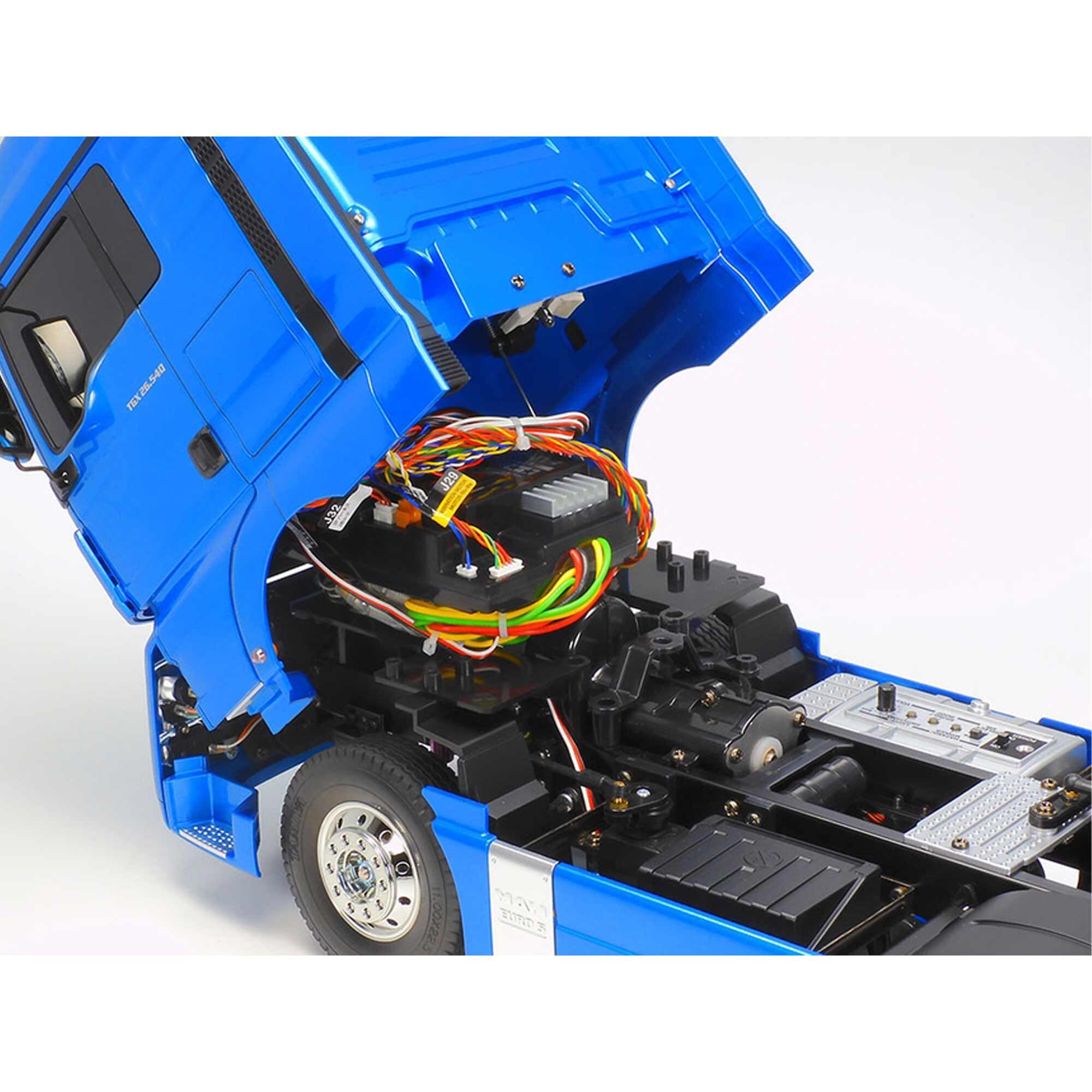 Tamiya 1/14 Man TGX 26.540 10X8 XLX Kit, Light Metallic Blue