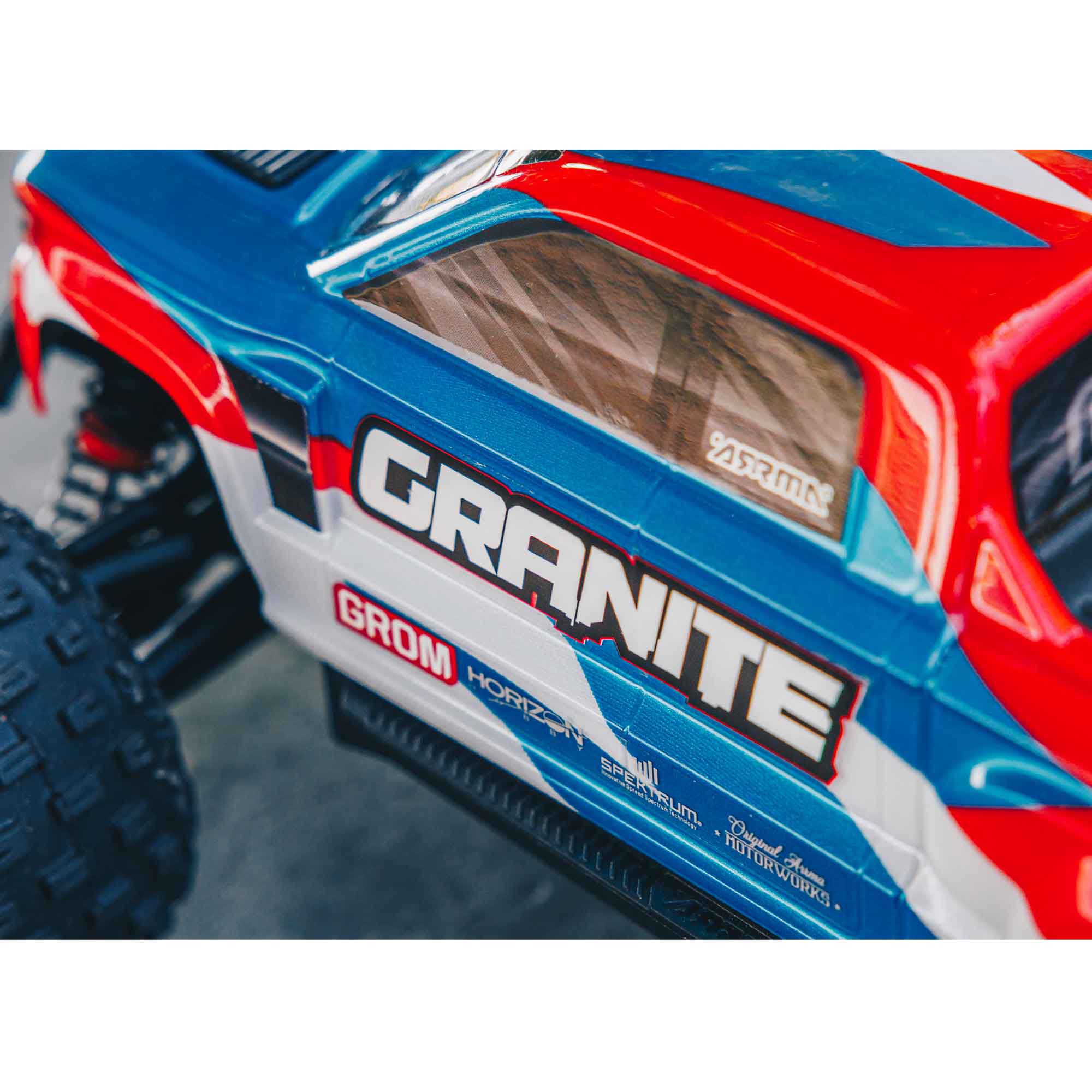 ARRMA 1/18 GRANITE GROM 4X4 RTR Brushed Monster Truck (Battery & Charger Included), Blue