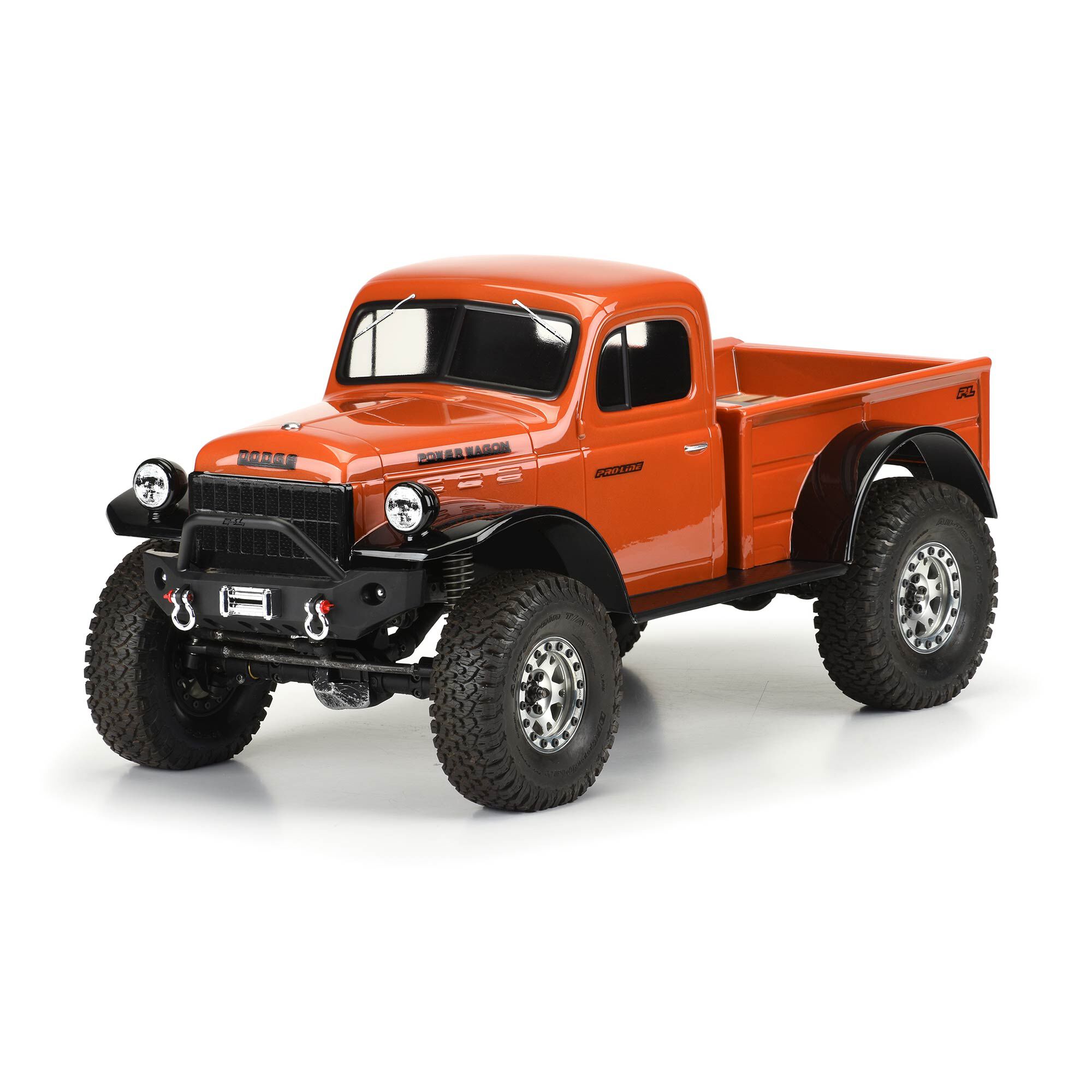 Pro-Line Racing 1/10 1946 Dodge Power Wagon Clear Body 12.3" (313mm) WB Crawlers