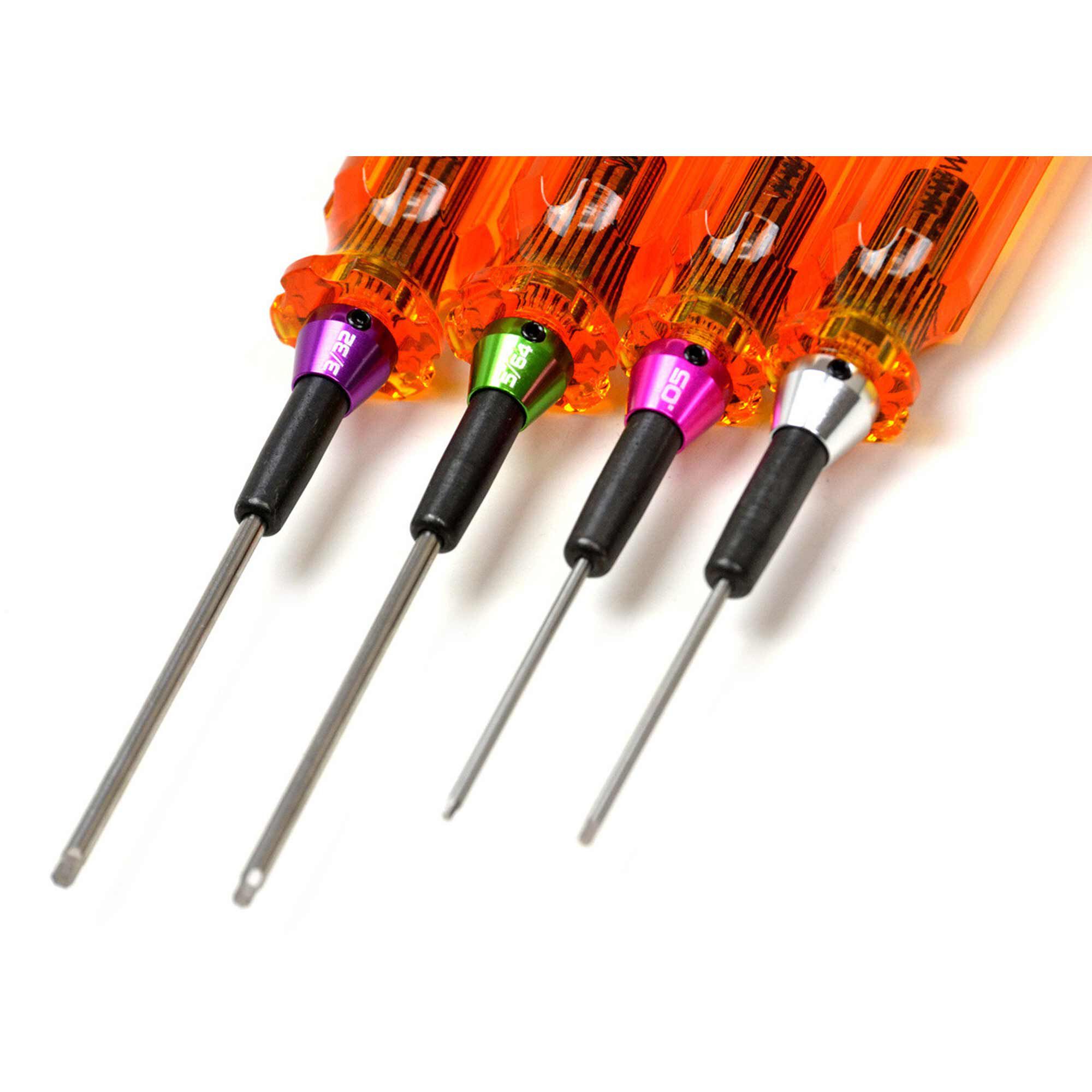 EXOTEK RACING LLC Mip Hex Id Collar Set, Standard Sae .05, 1/16, 5/64, 3/32