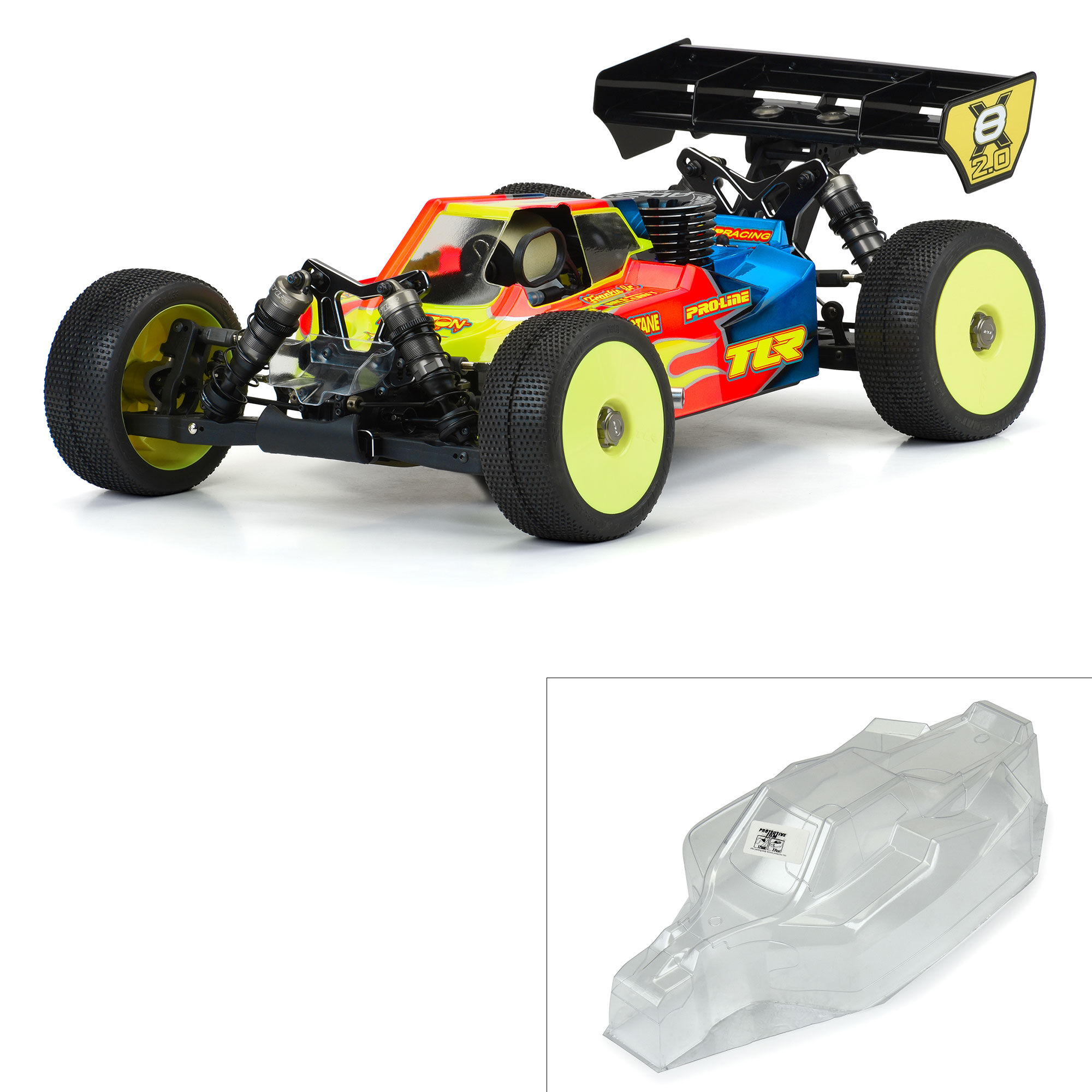Pro-Line Racing 1/8 Axis Clear Body for TLR 8ight-X/E 2.0
