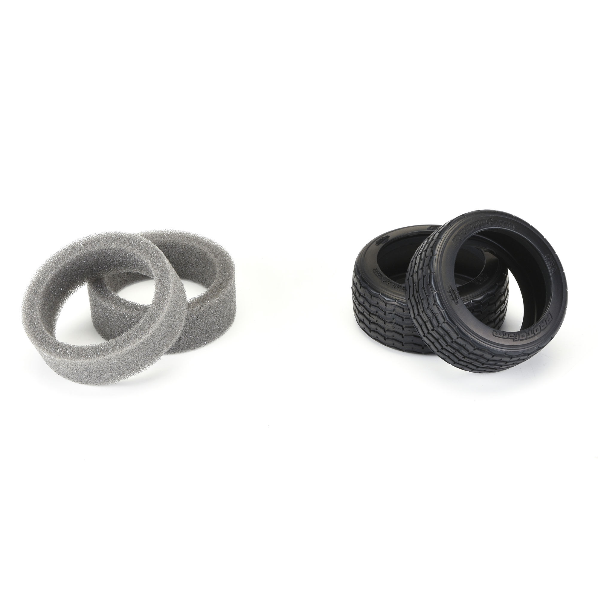 PROTOform 1/10 PROTOform VTA Front 26mm VTA Tires Mounted 12mm Wht Wheels (2)