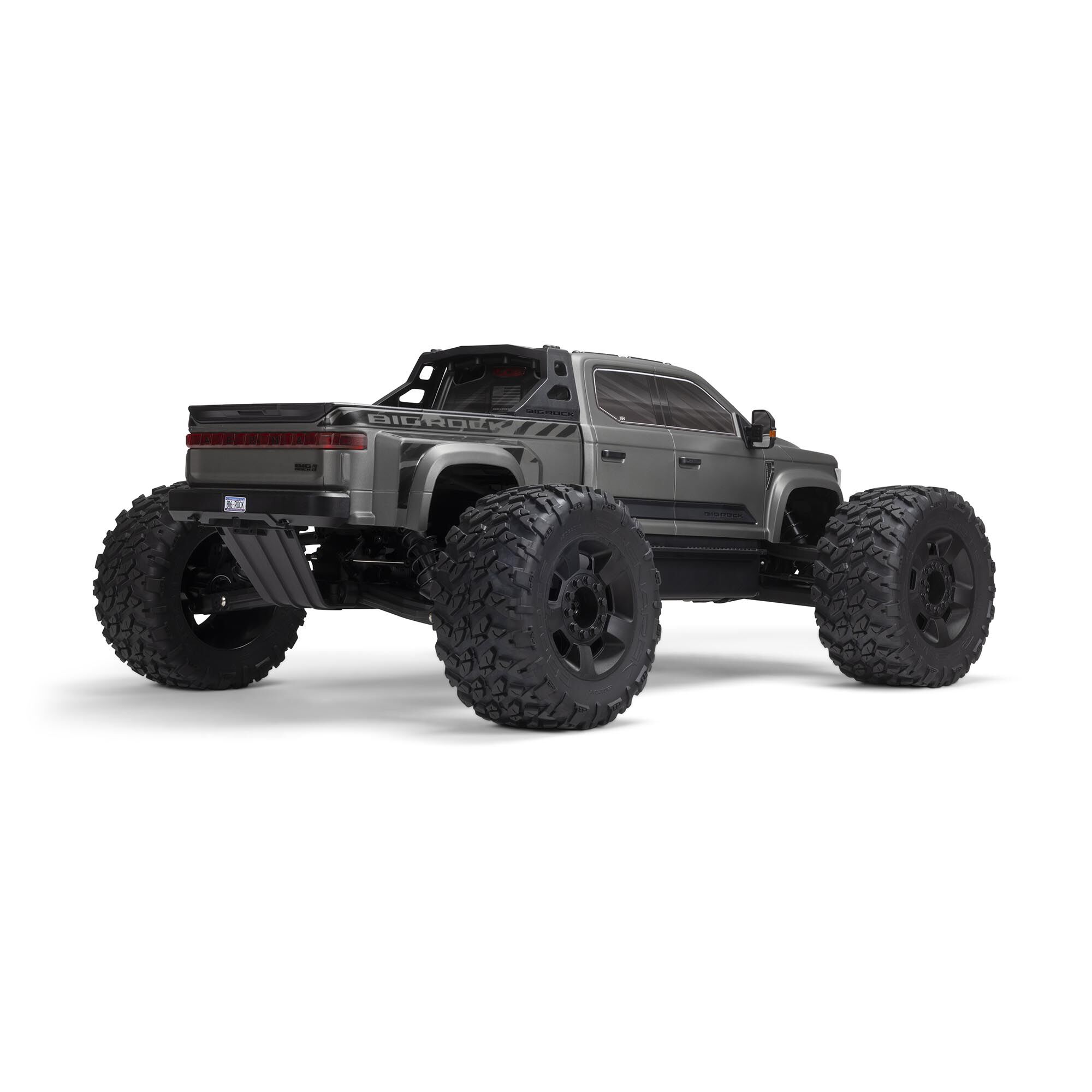 ARRMA 1/7 BIG ROCK 6S 4X4 RTR Brushless Monster Truck, Gun Metal