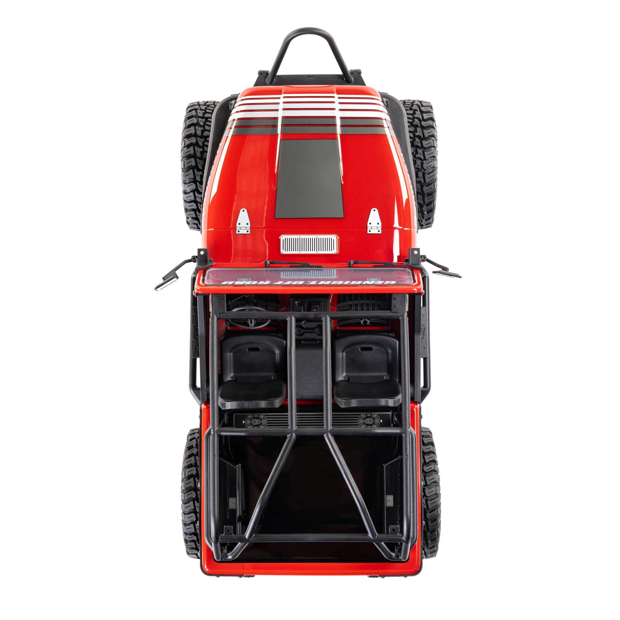 Axial 1/10 SCX10 III Jeep CJ-7 4X4 RTR Brushed Rock Crawler, Red