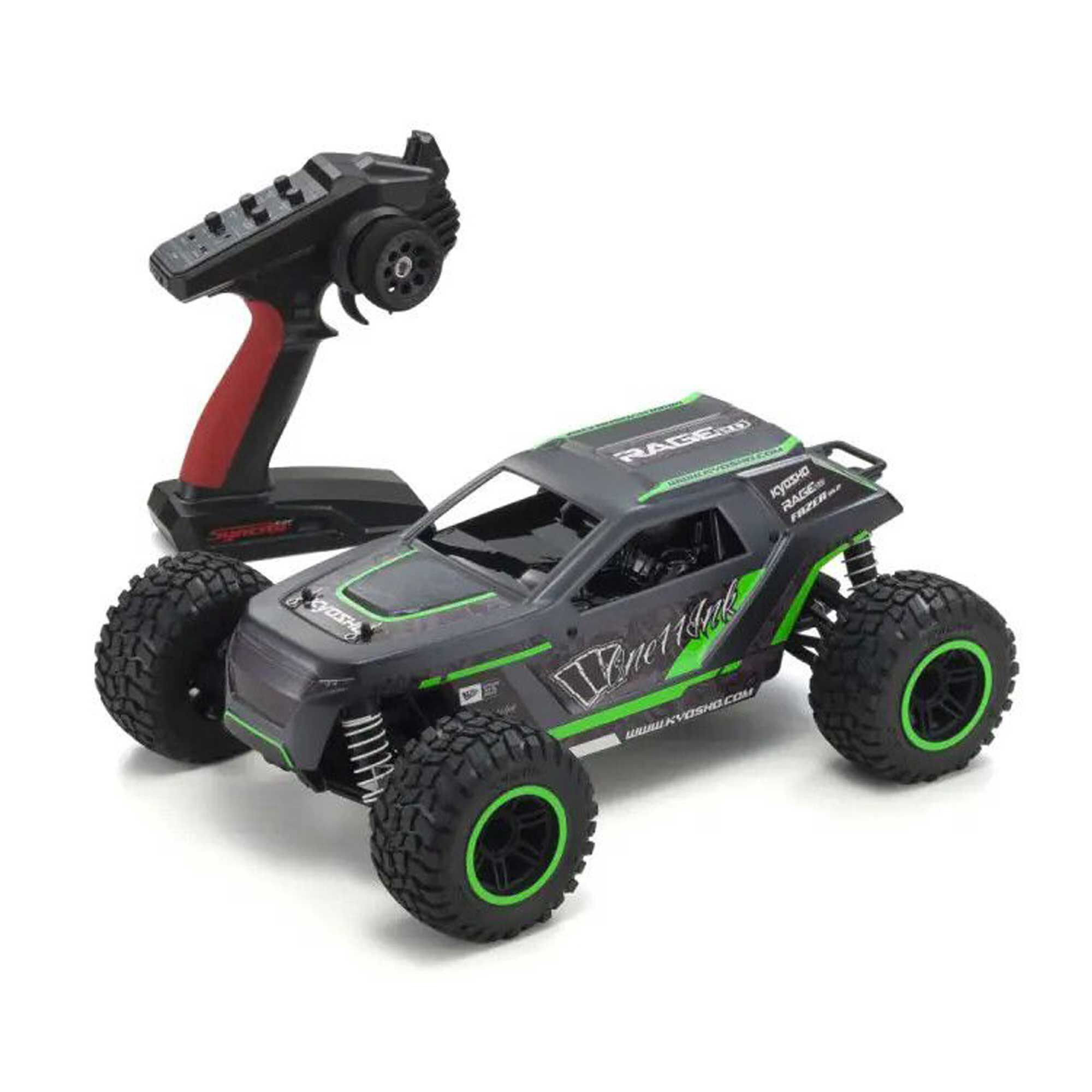 Kyosho 1/10 Fazer Mk2 Rage 2.0 4x4 Monster Truck RTR, Green