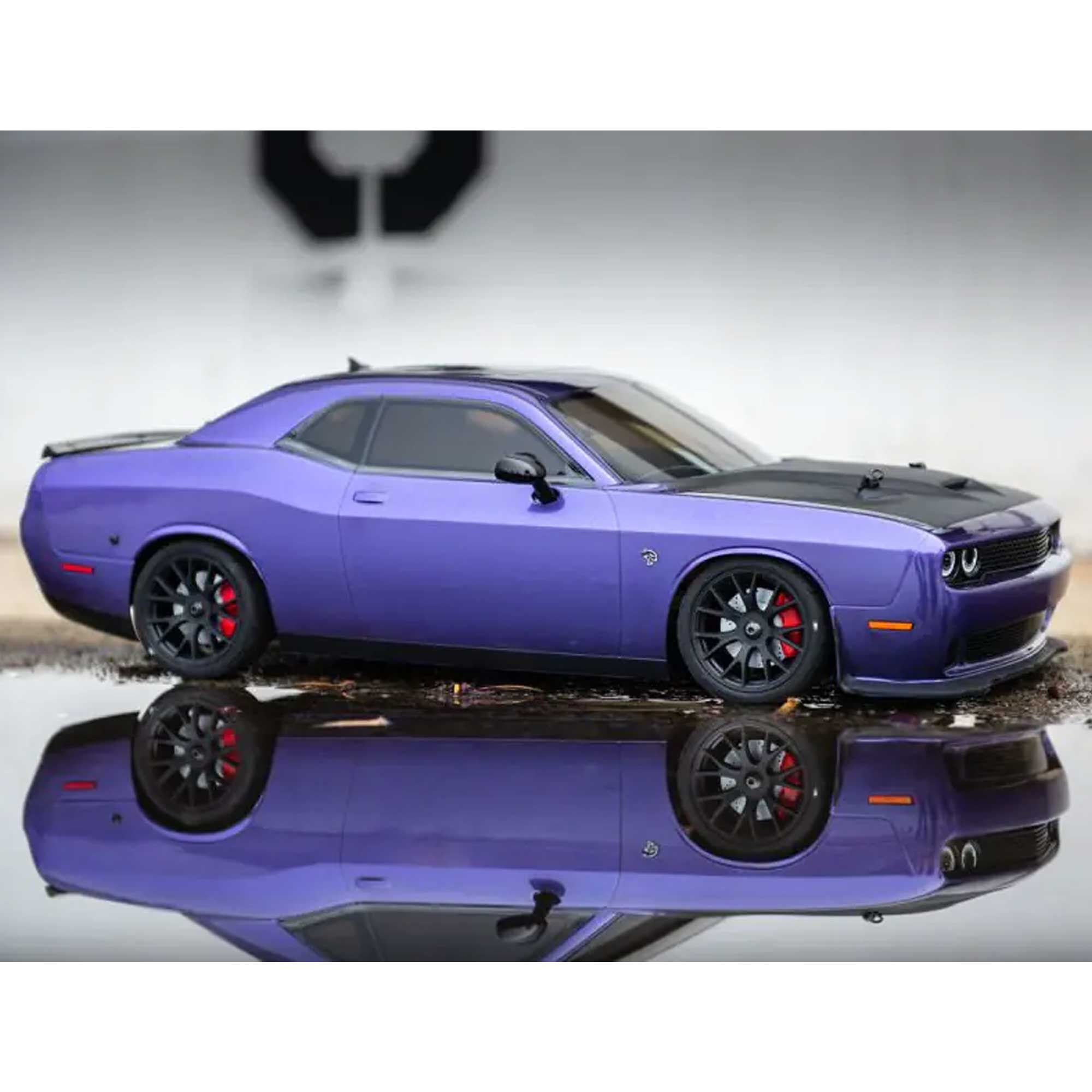 Kyosho 1/10 Fazer Mk2 2015 Dodge Challenger SRT Hellcat 4x4 Electric Touring RTR, Plam Crazy Purple