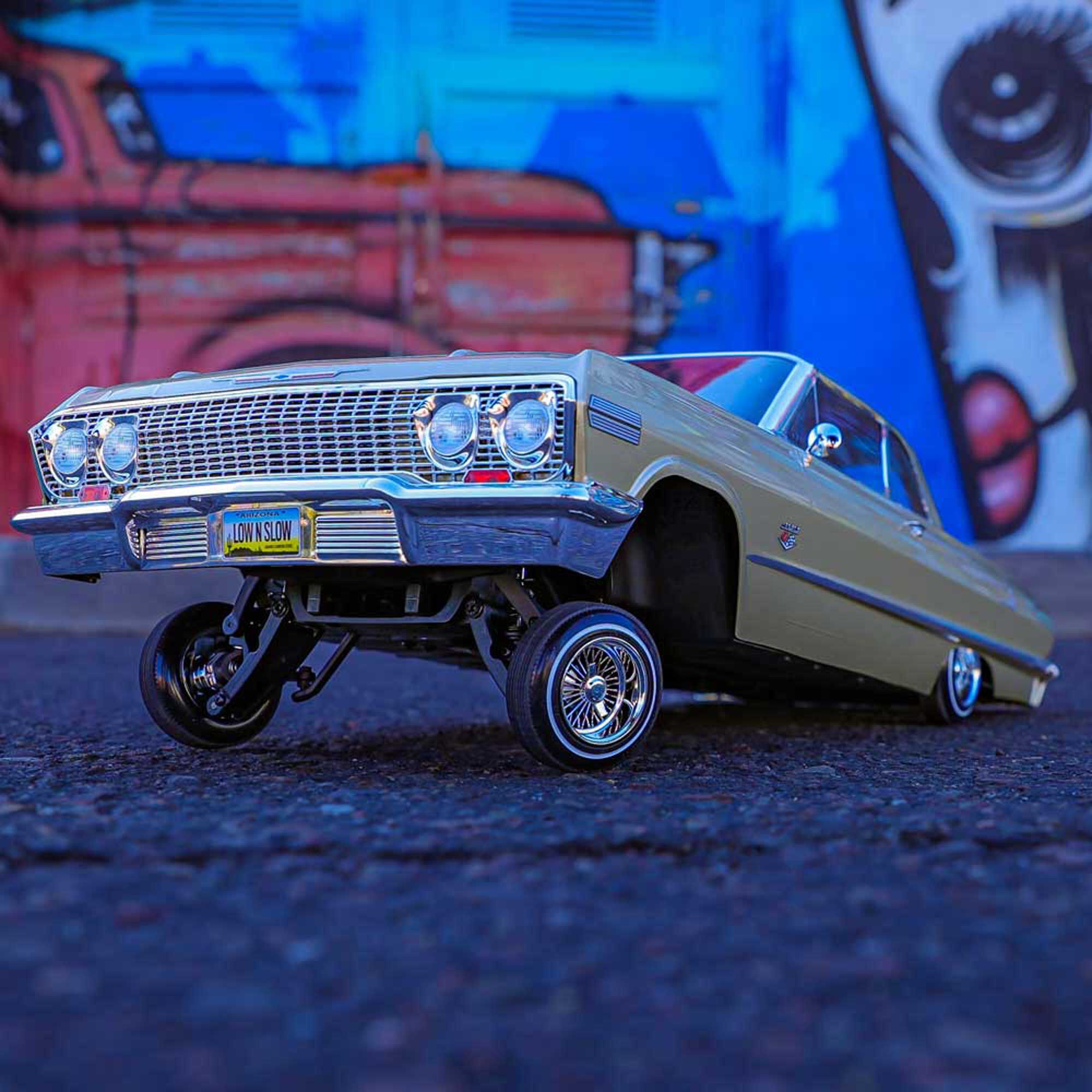 Redcat Racing 1/10 SixtyThree Chevy Impala SS 2WD Hopping Lowrider RTR, Champagne
