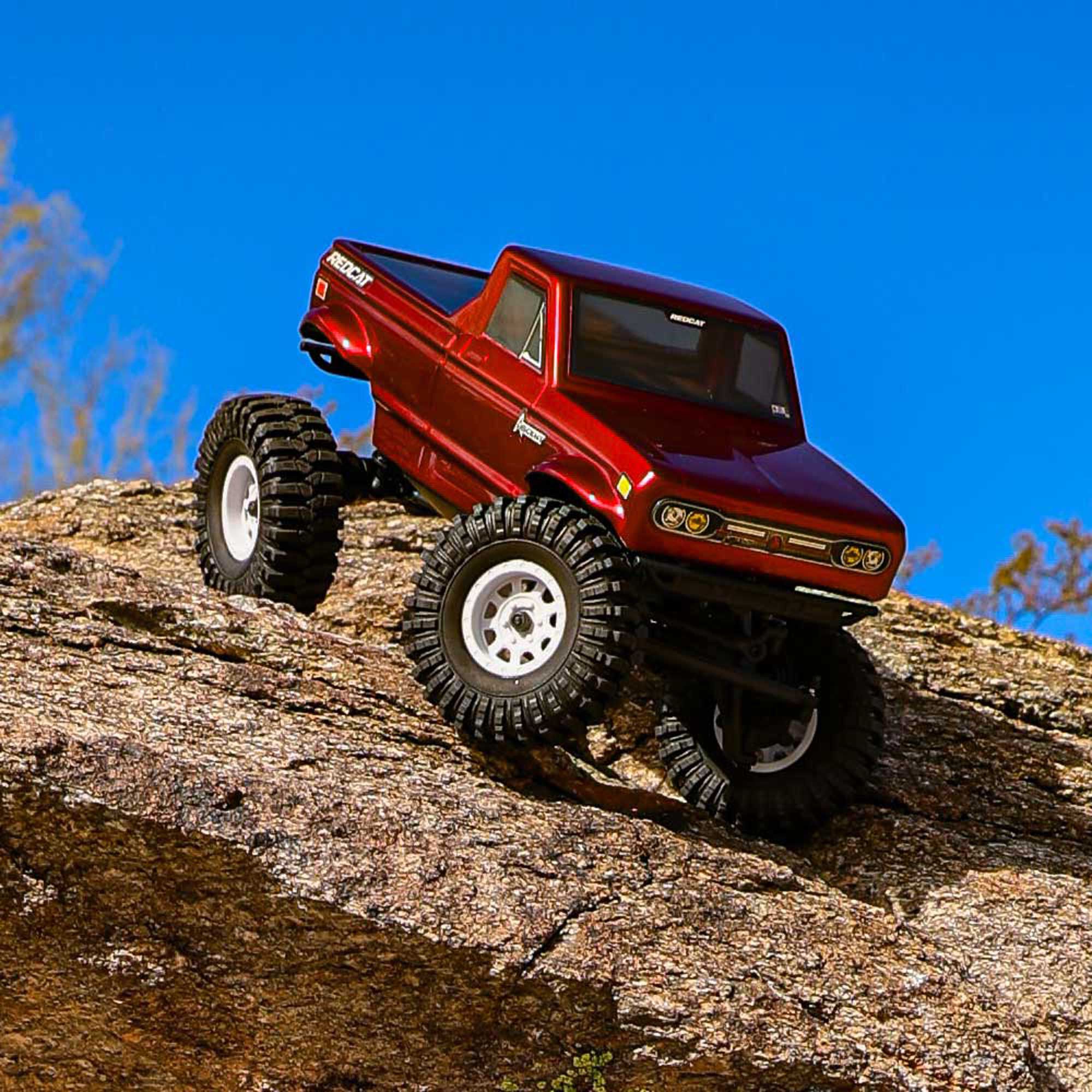 Redcat Racing 1/18 Ascent-18 4x4 Brushed Electric Rock Crawler RTR, Red