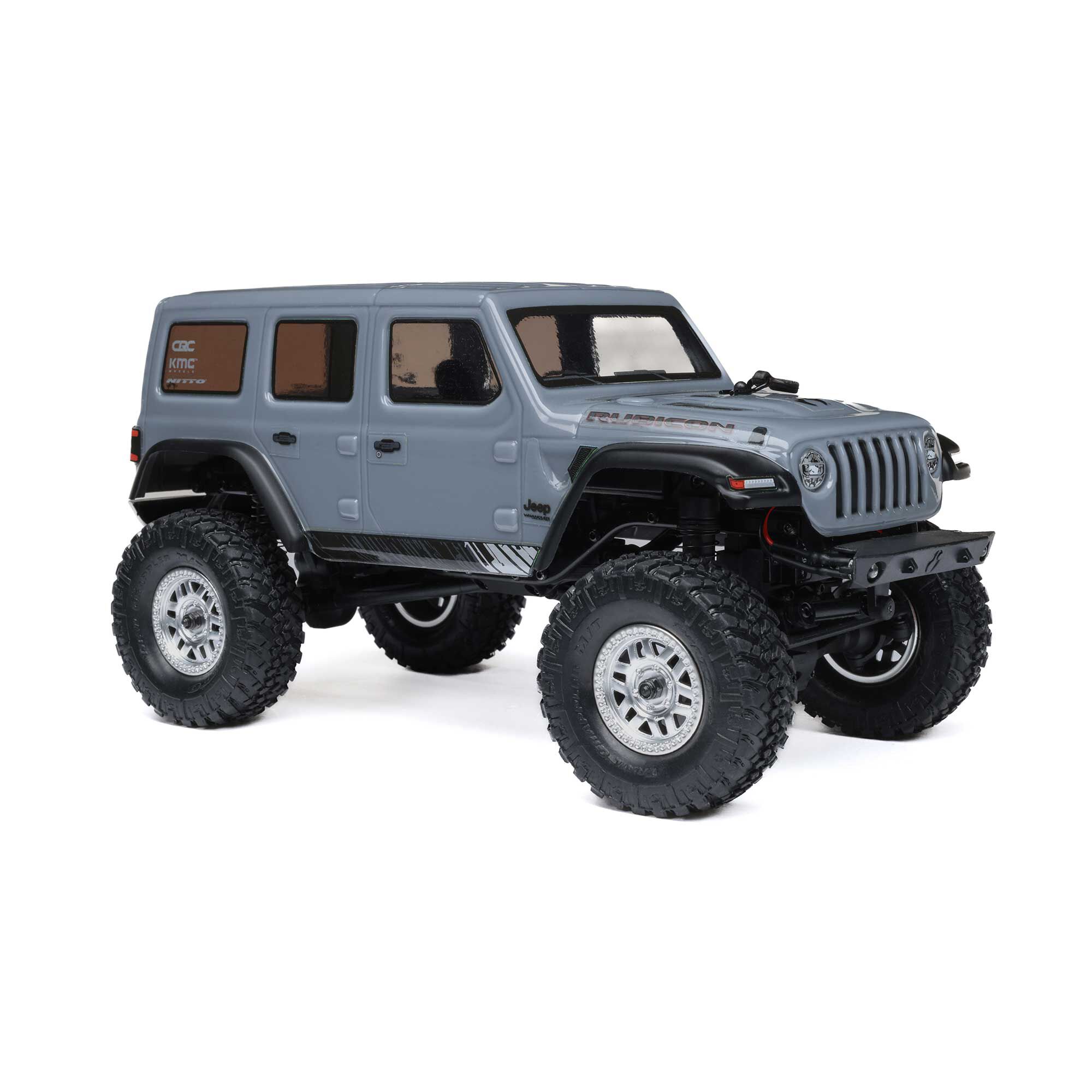 Axial 1/24 SCX24 2019 Jeep Wrangler JLU CRC 4X4 RTR Brushed Rock Crawler (Battery & Charger Included), Gray