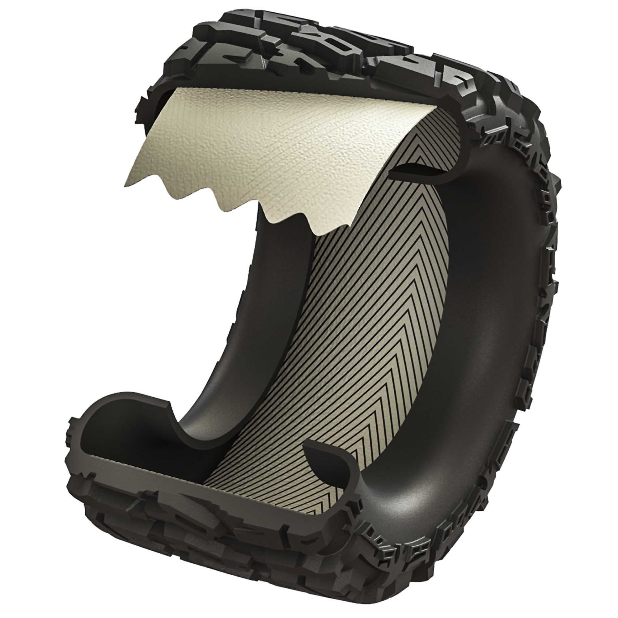 Pro-Line Racing 1/10 Trencher HP BELTED F/R 2.8" MT Tires MTD 12mm/14mm Blk Raid (2)