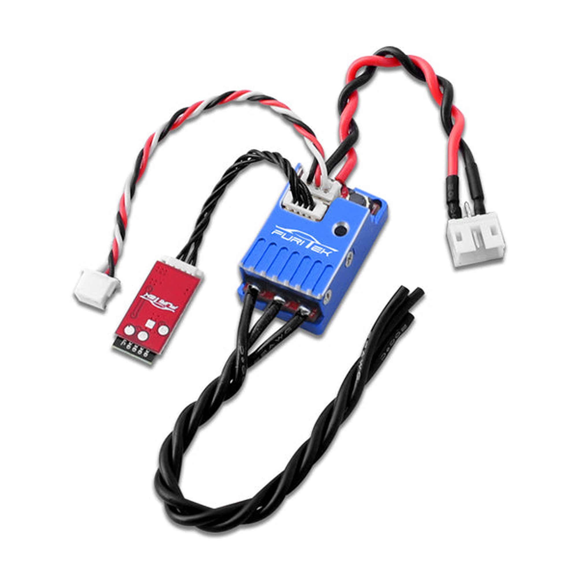 Furitek Momentum V2 20A/40A Brushless Sensorless ESC Combo with Bluetooth, Aluminum Blue Case: Drift/Race